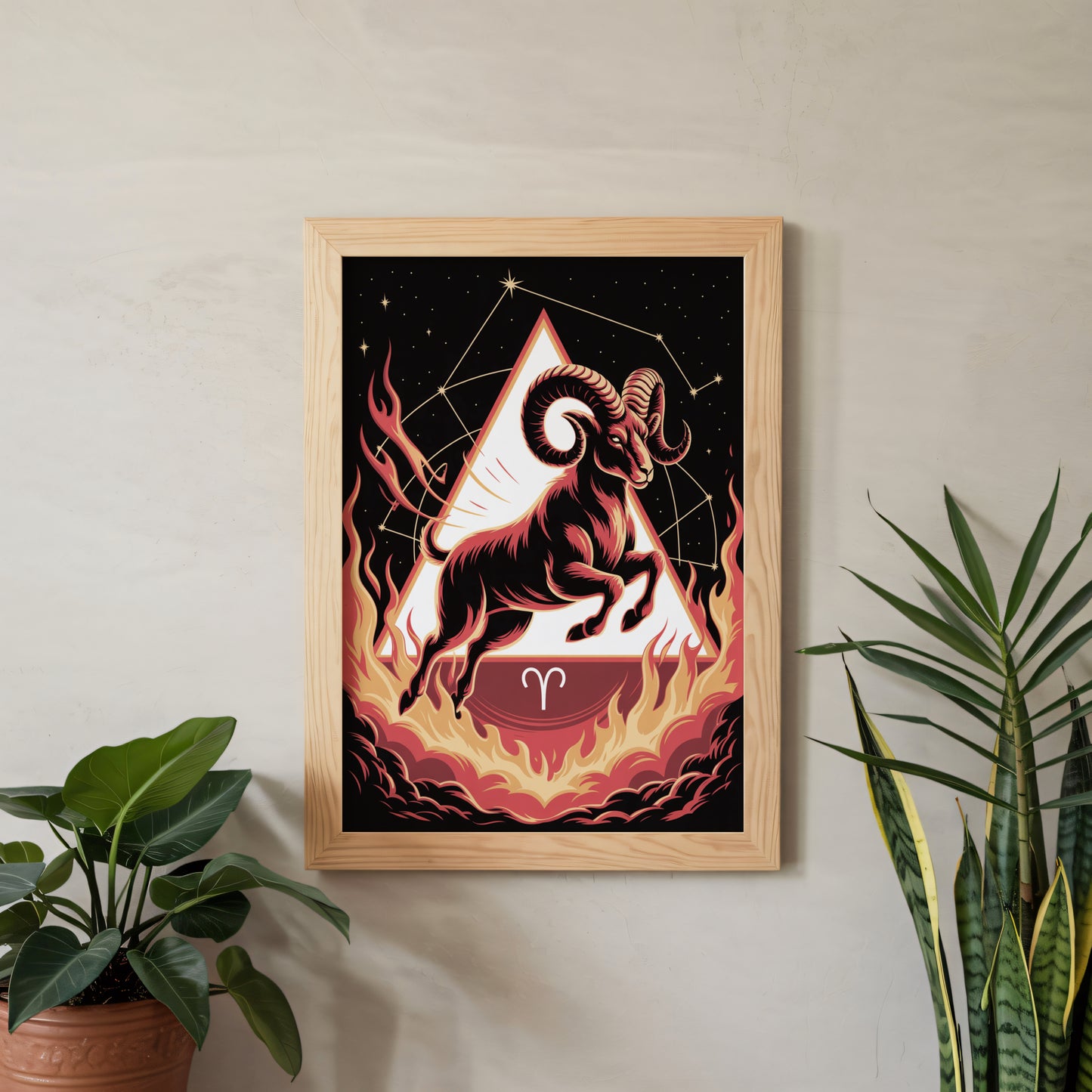 Aries Vibrant Wall Art