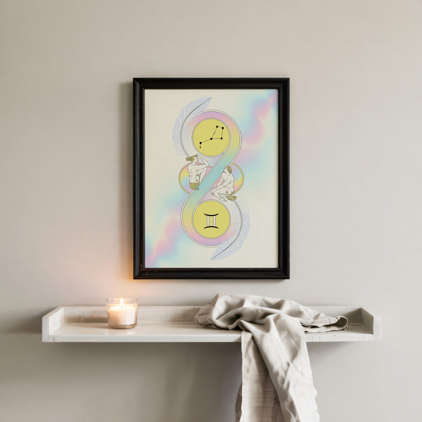 Gemini Vibrant Wall Art