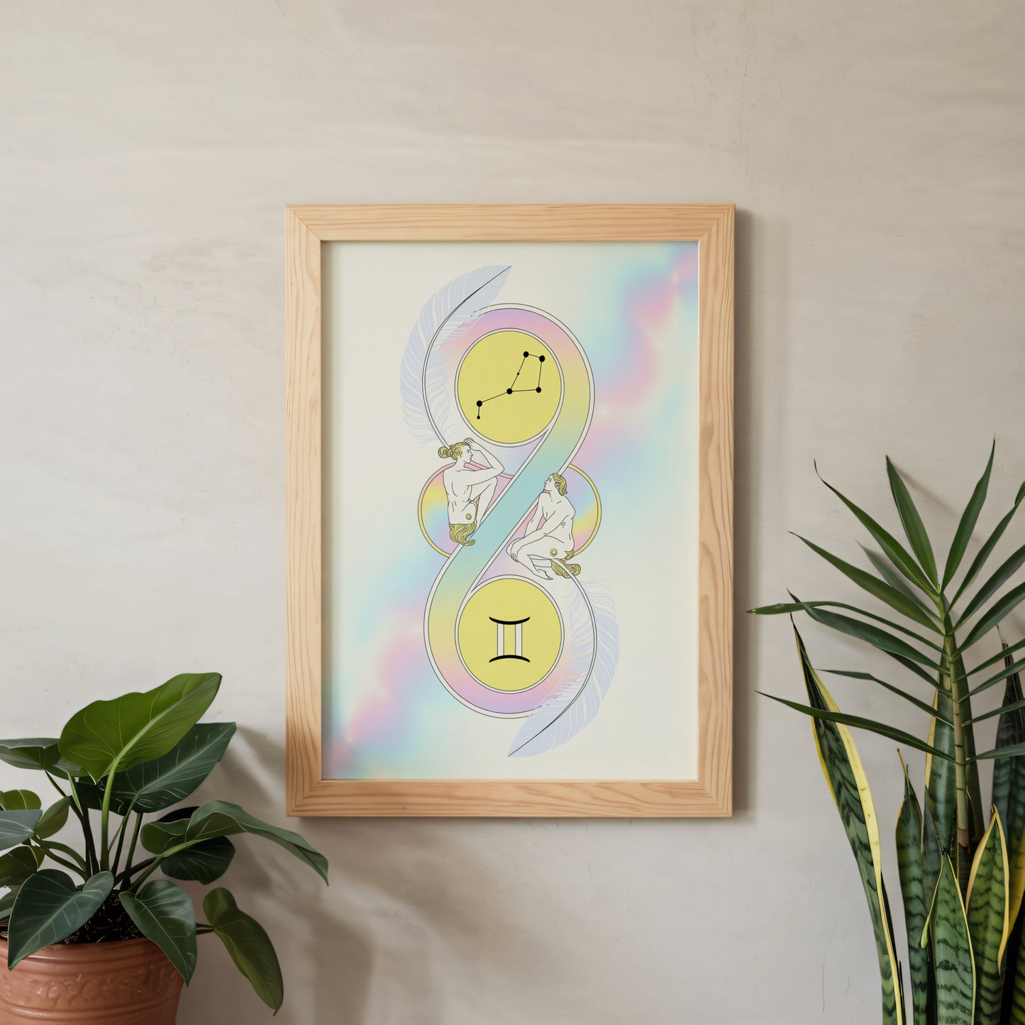 Gemini Vibrant Wall Art