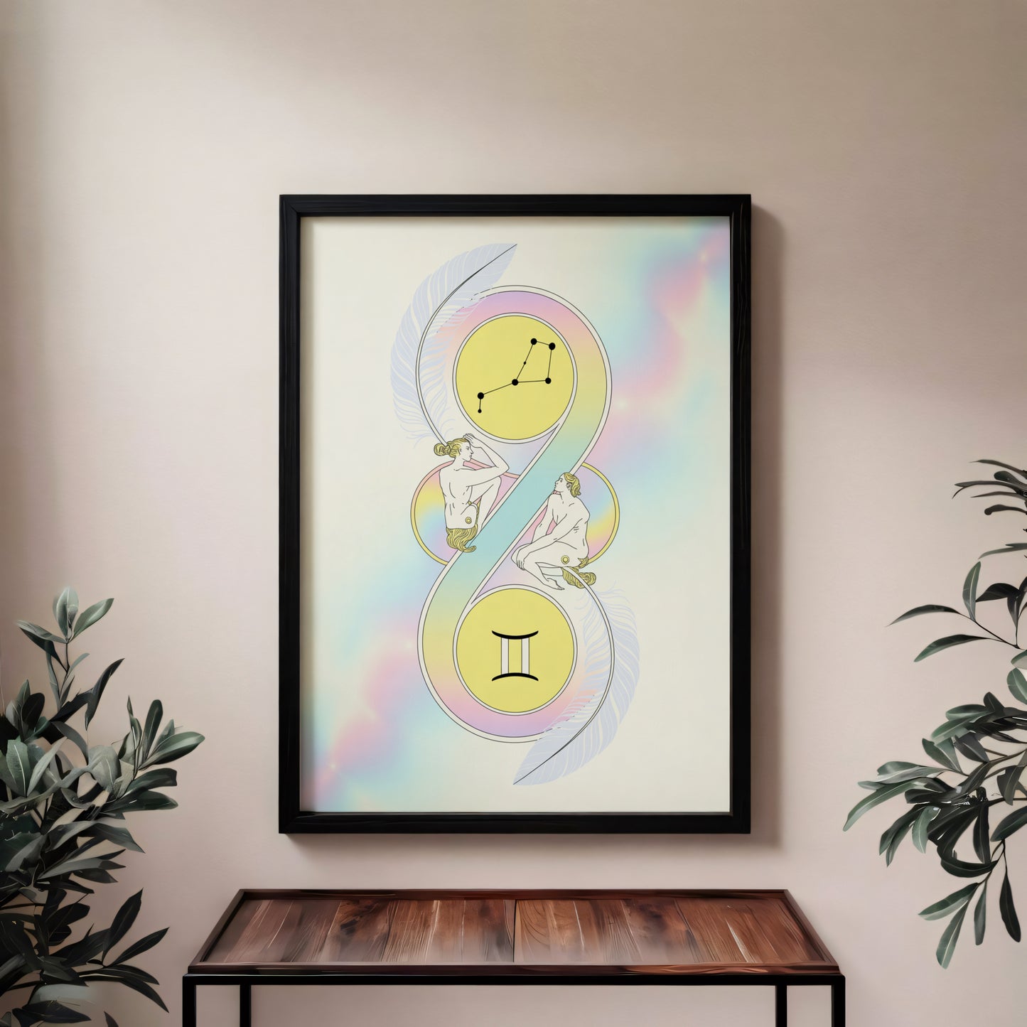 Gemini Vibrant Wall Art