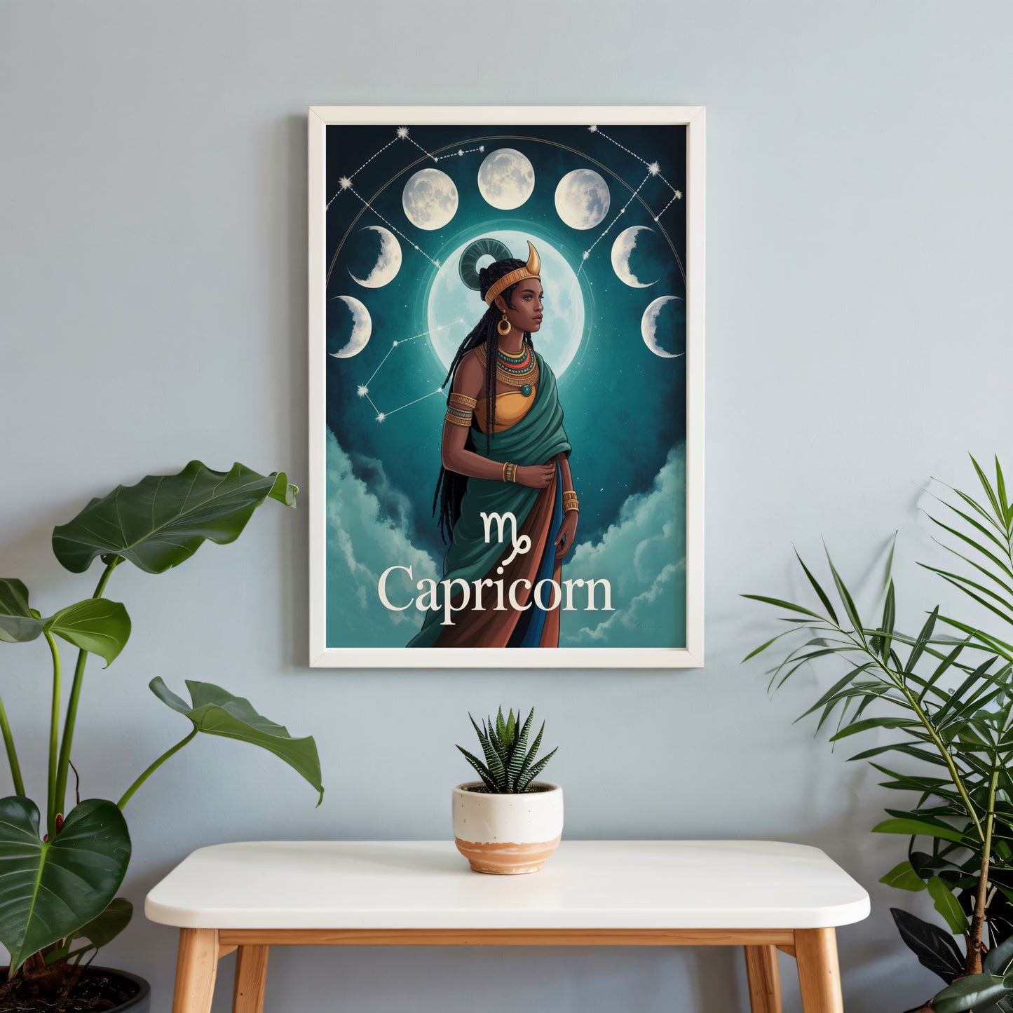 Capricorn Mystical Wall Art