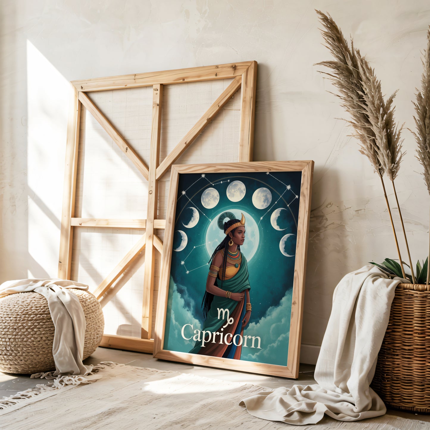 Capricorn Mystical Wall Art