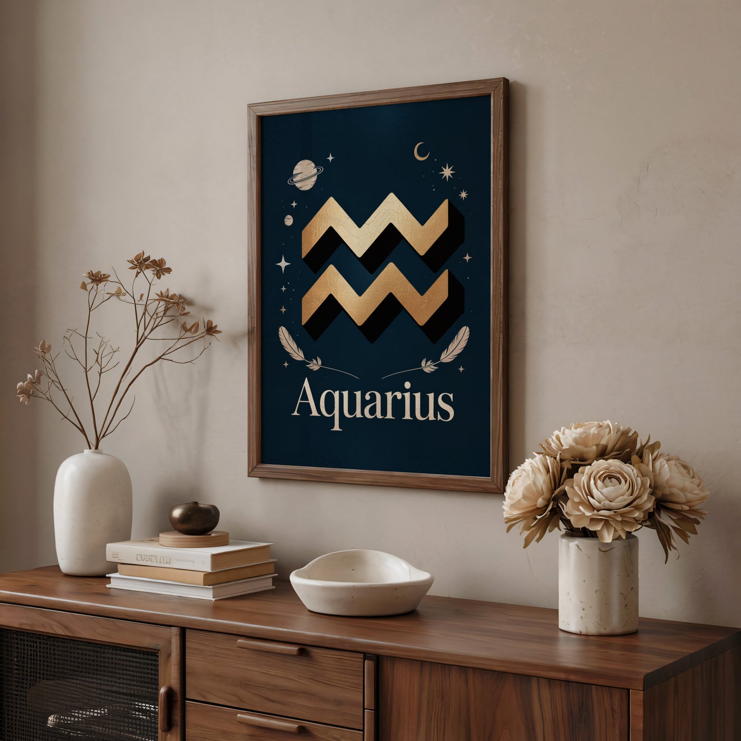 Aquarius Subtle Wall Art