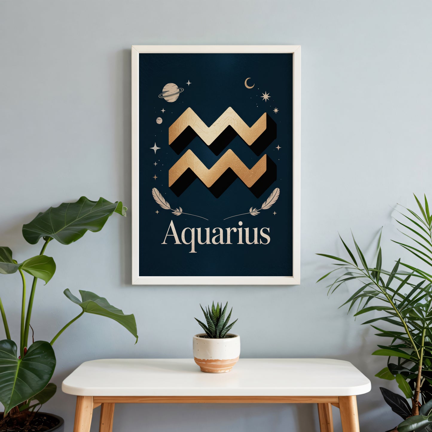 Aquarius Subtle Wall Art