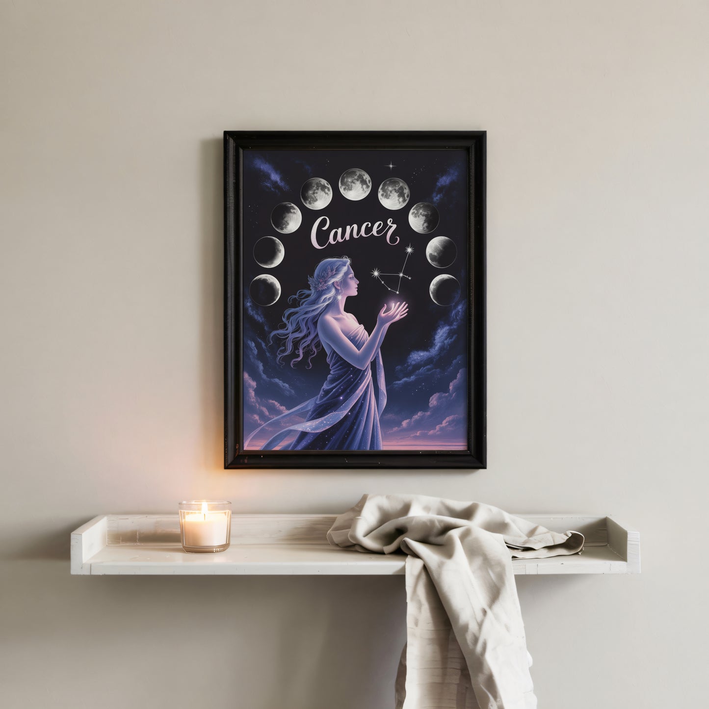 Cancer Lunar Wall Art