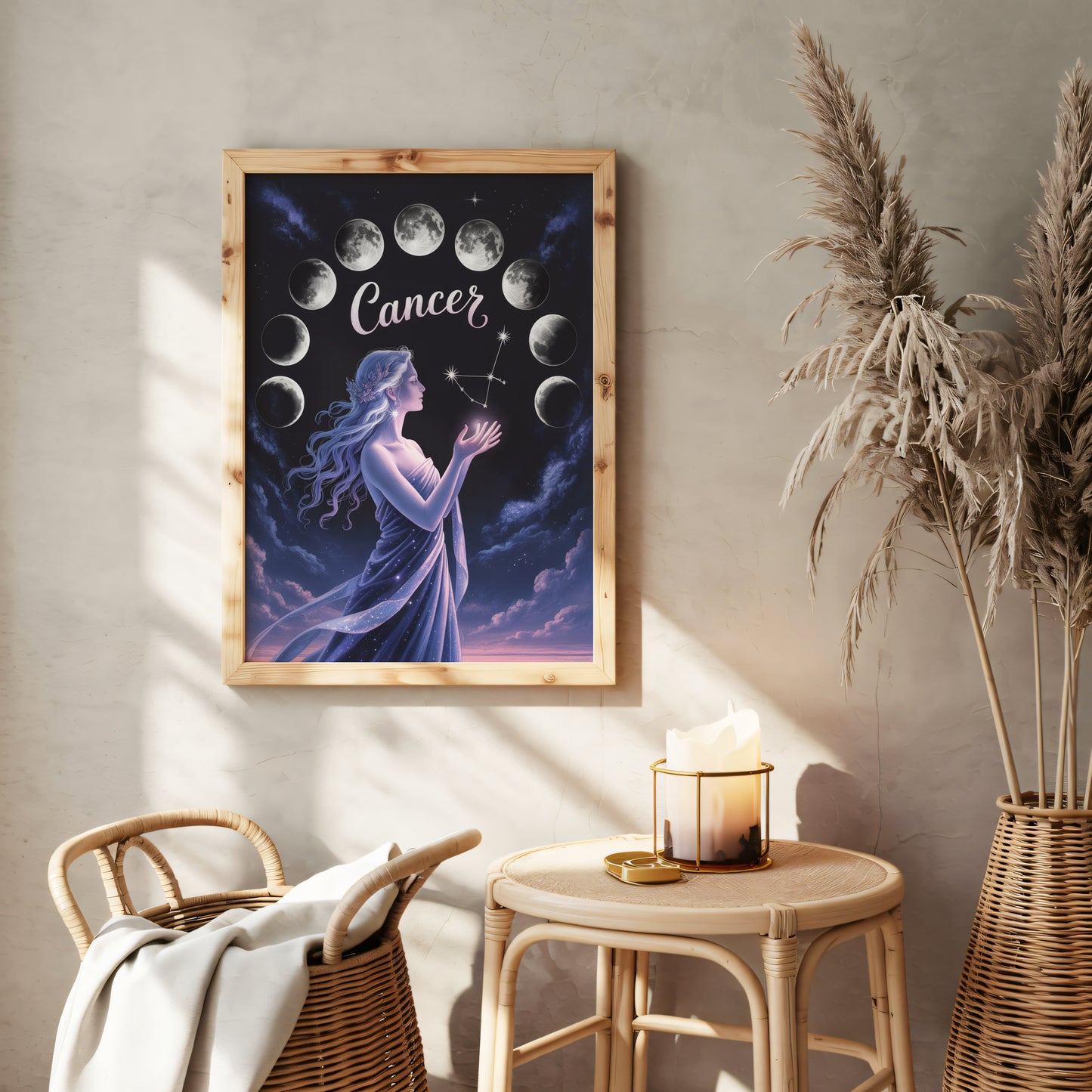 Cancer Lunar Wall Art