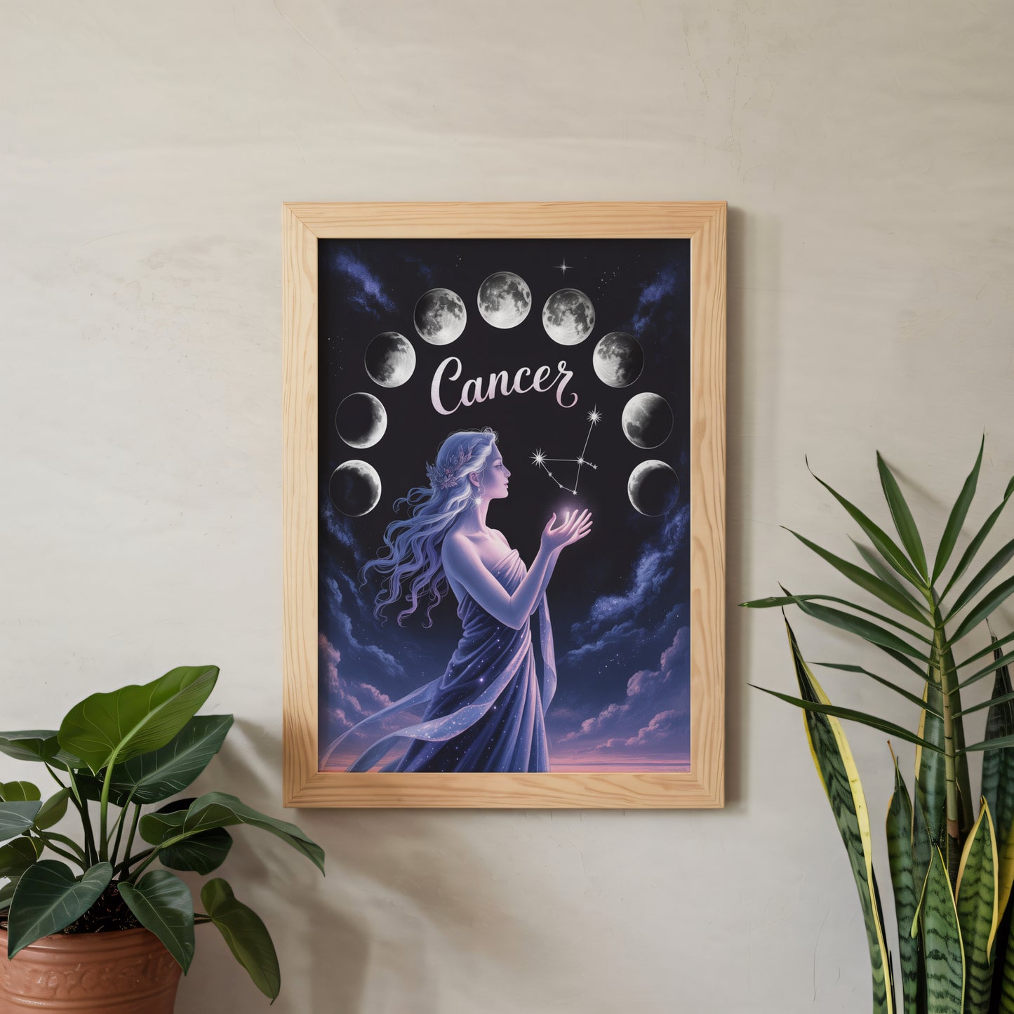 Cancer Lunar Wall Art
