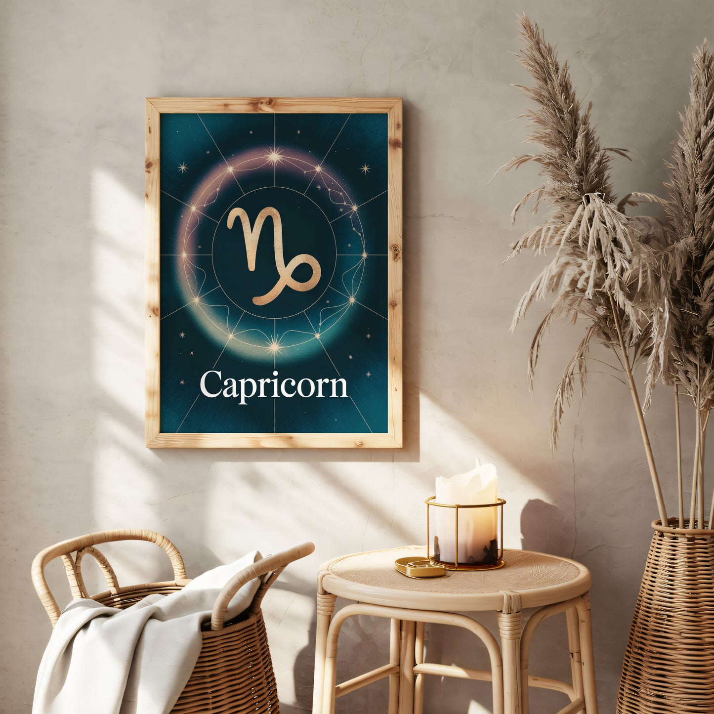 Capricorn Elegant Wall Art