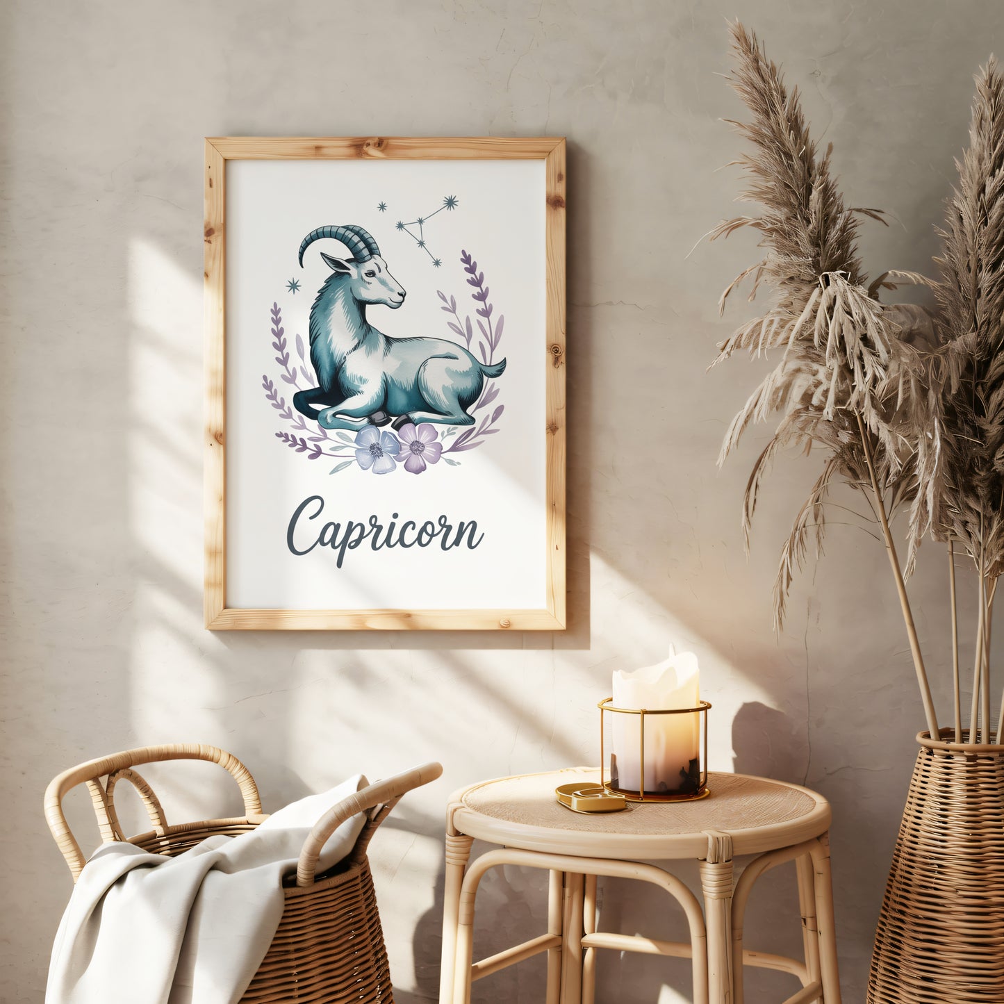 Capricorn Intricate Wall Art