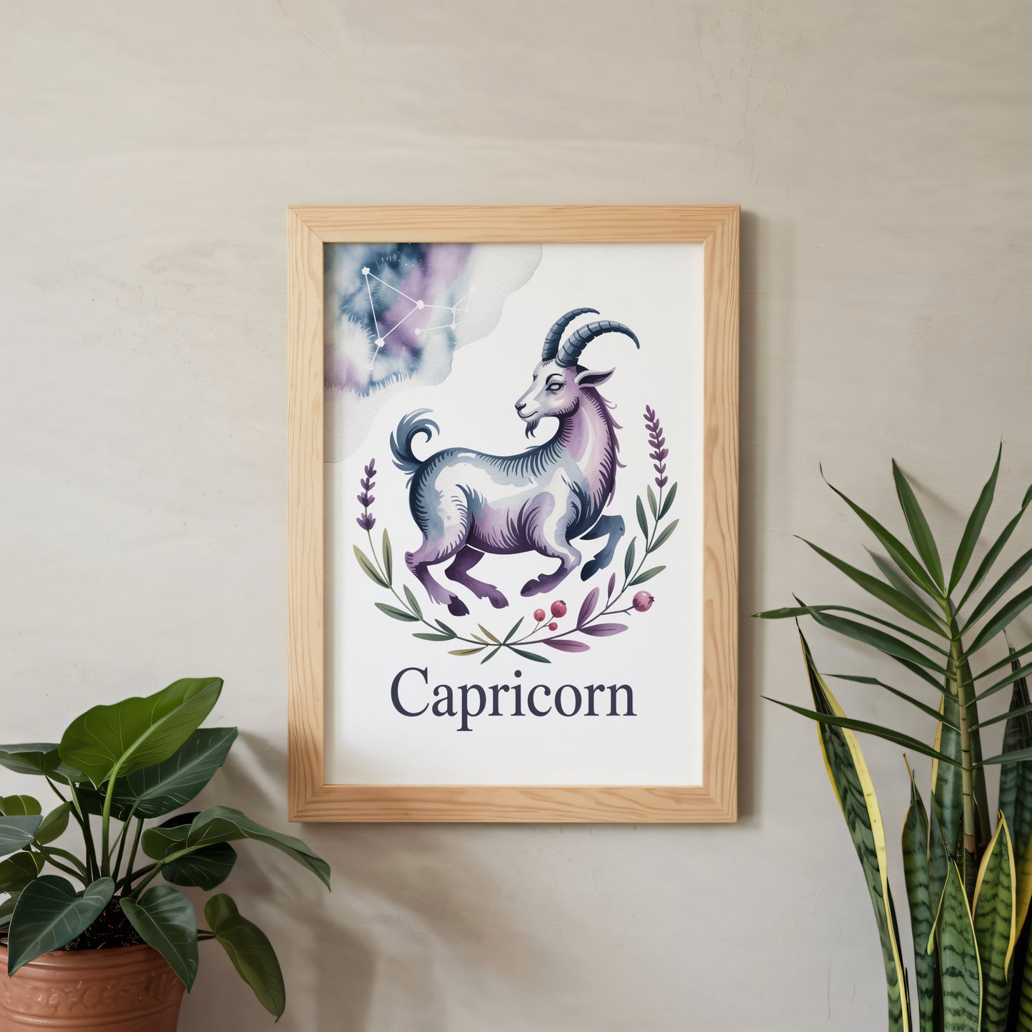 Capricorn Earth Wall Art