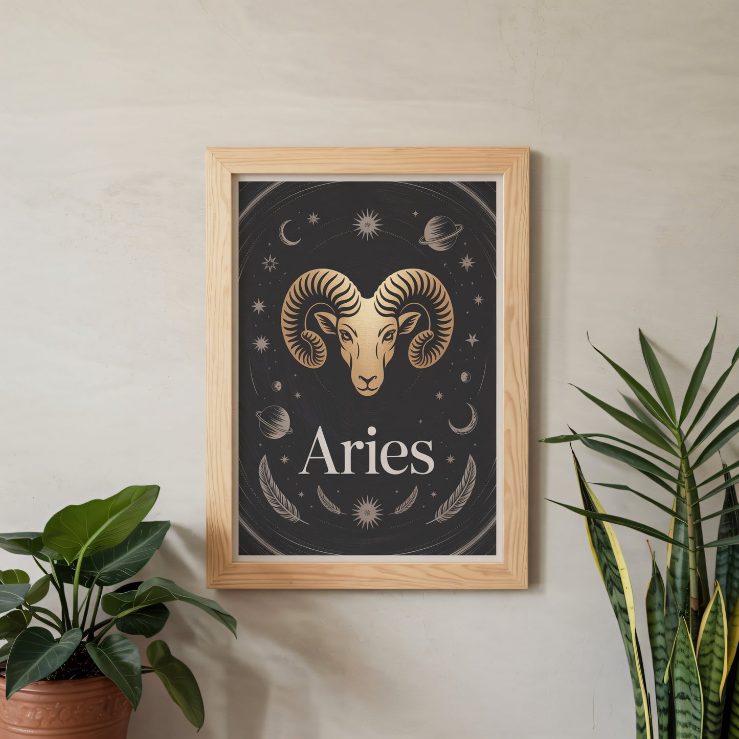 Aries Subtle Wall Art