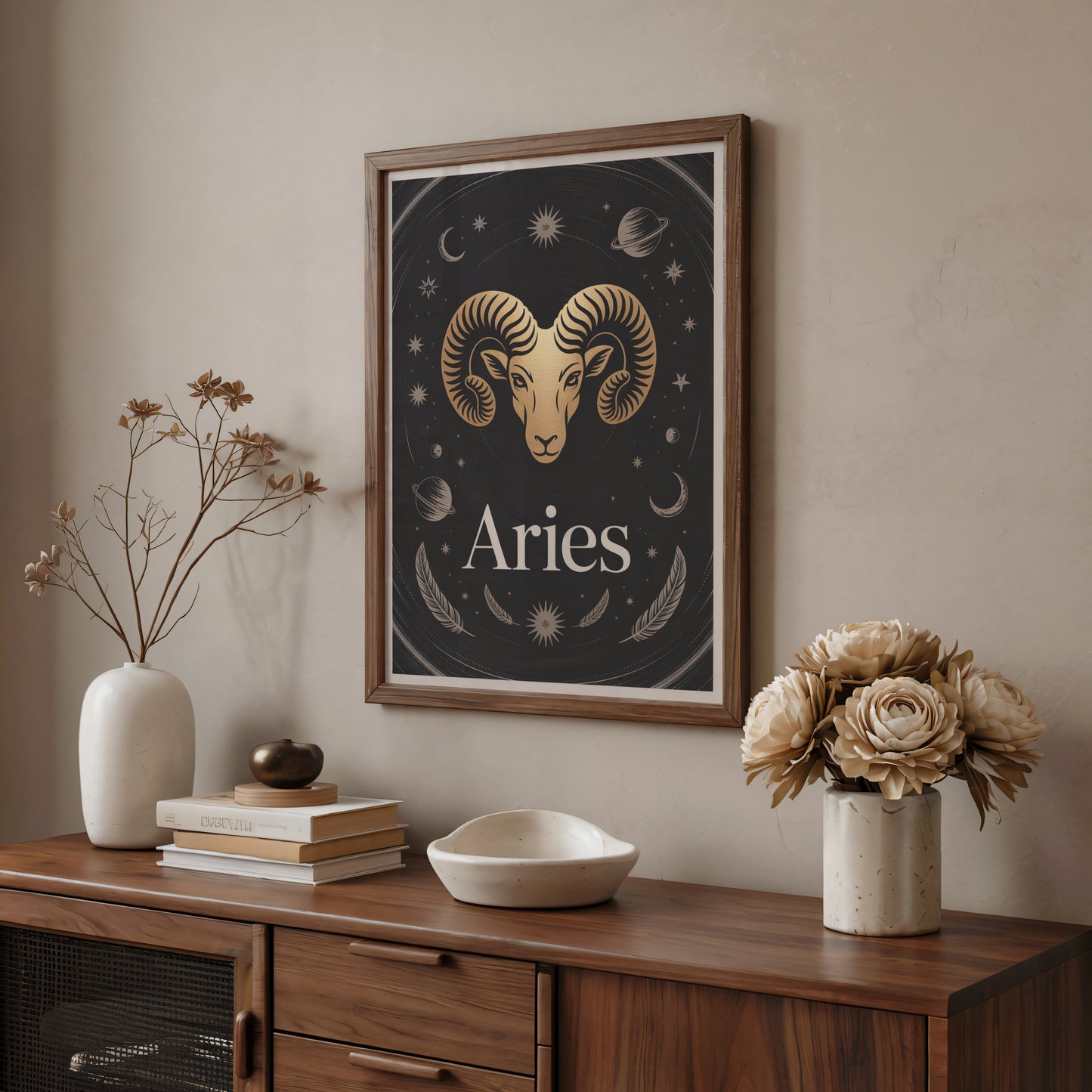 Aries Subtle Wall Art