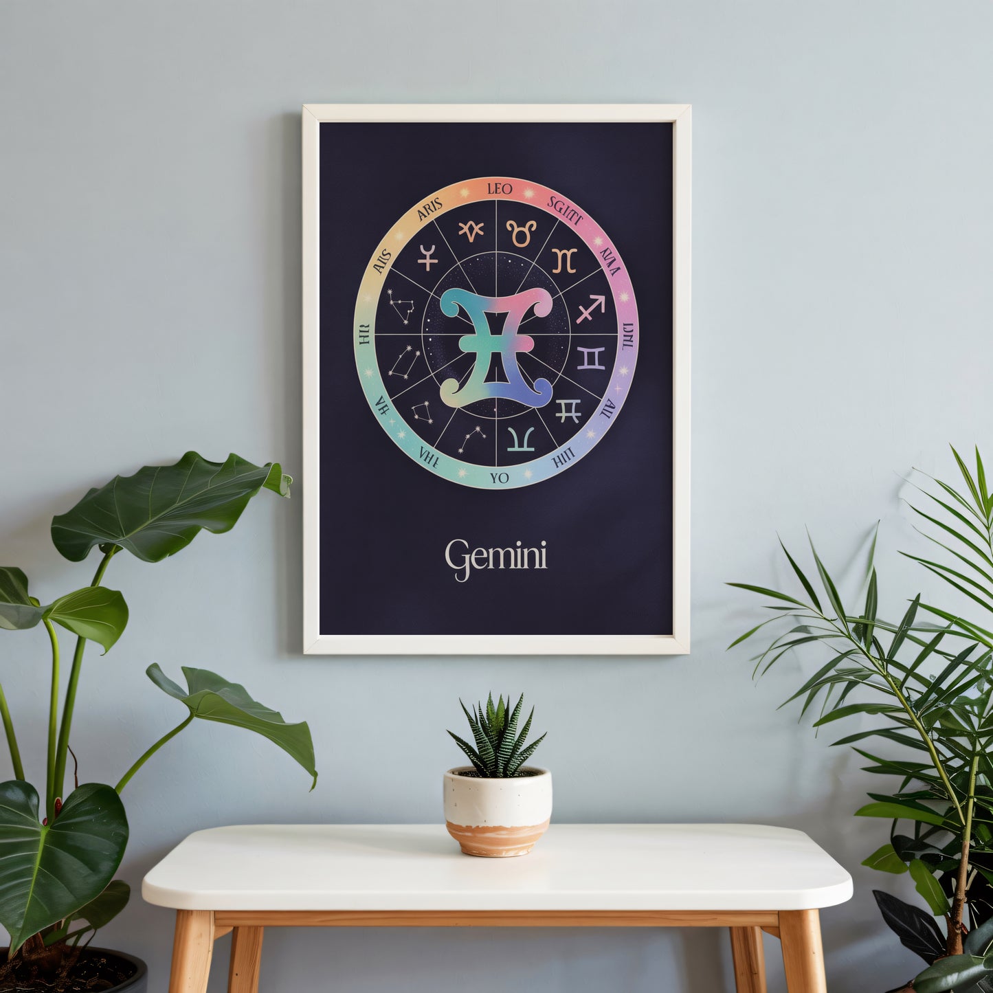 Gemini Circular Wall Art