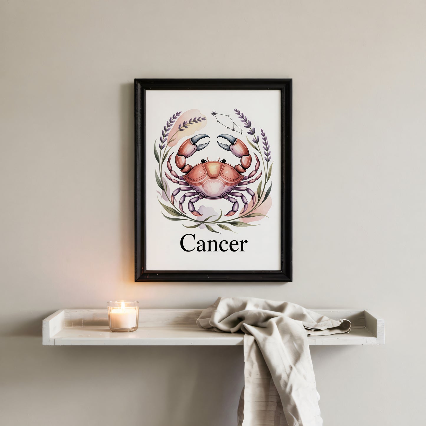 Cancer Earth Wall Art