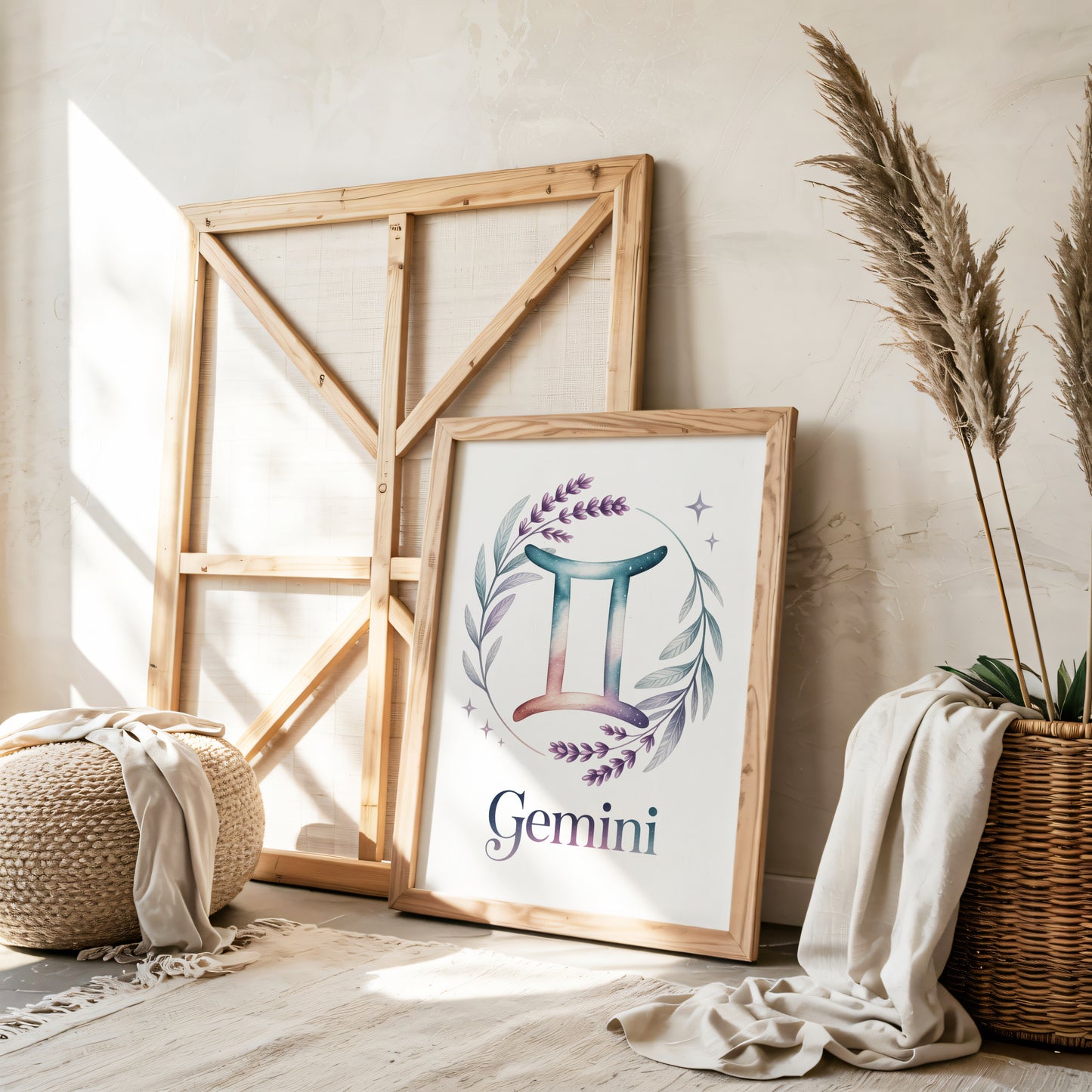 Gemini Delicate Wall Art