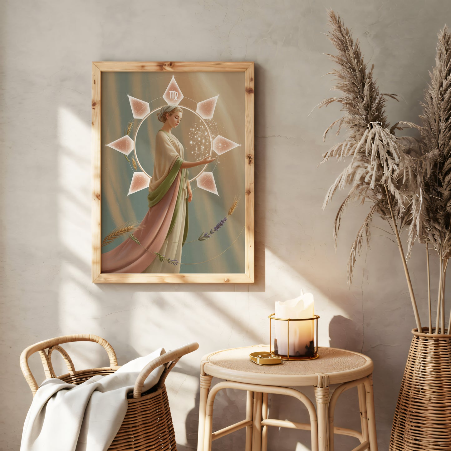 Virgo Vibrant Wall Art
