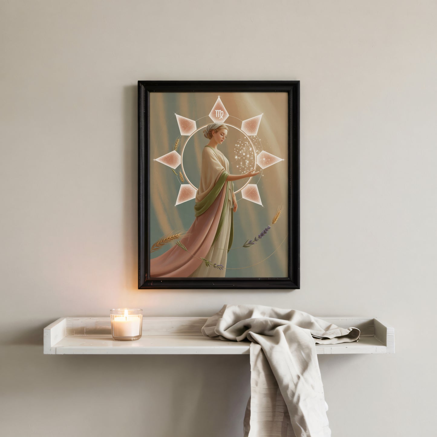 Virgo Vibrant Wall Art