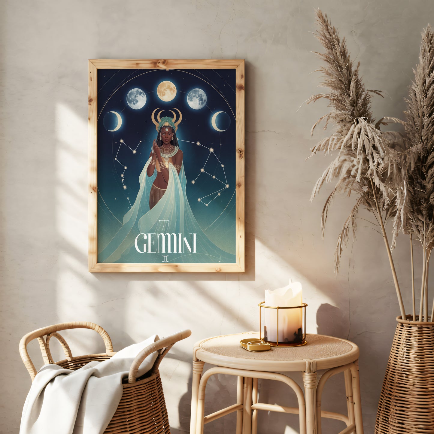 Gemini Mystical Wall Art