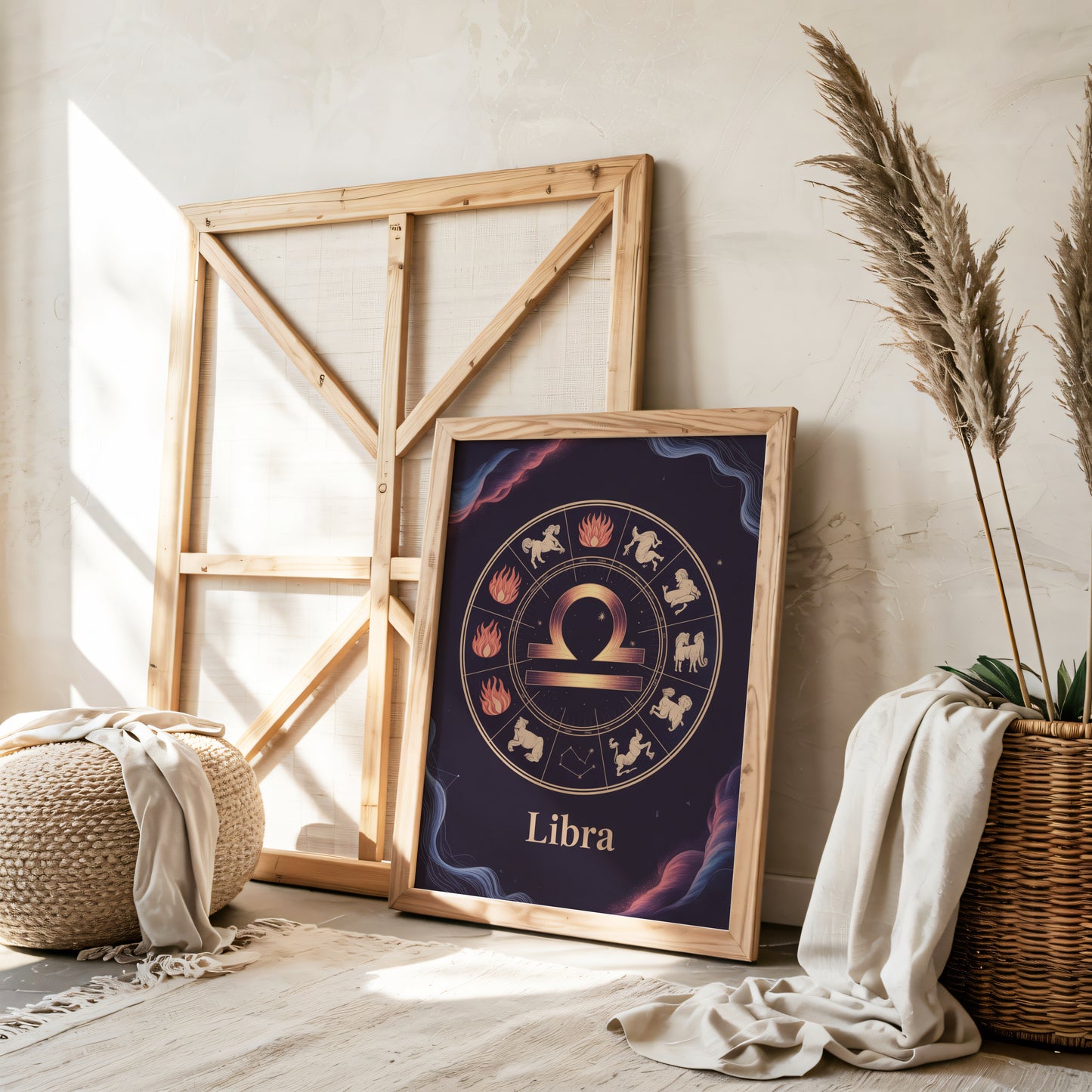 Libra Circular Wall Art