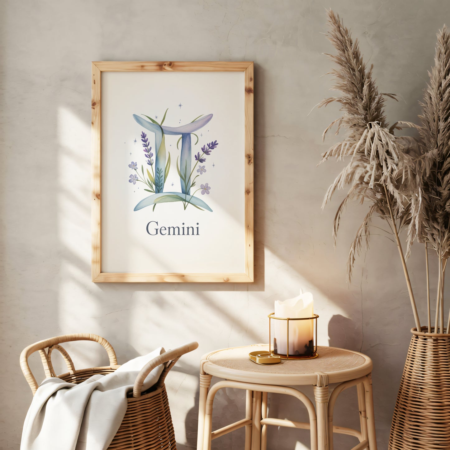 Gemini Intricate Wall Art