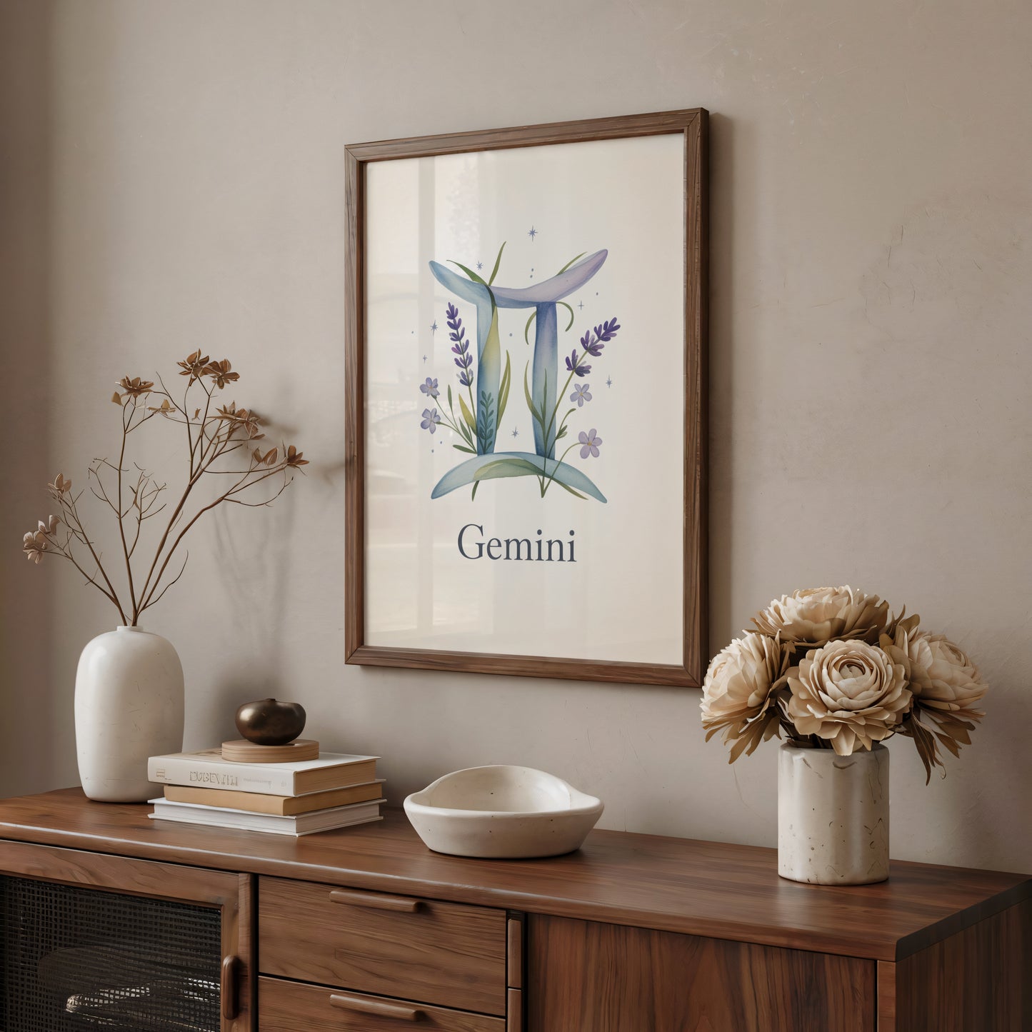 Gemini Intricate Wall Art