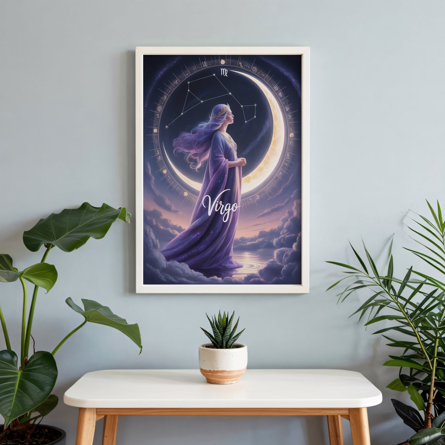 Virgo Lunar Wall Art