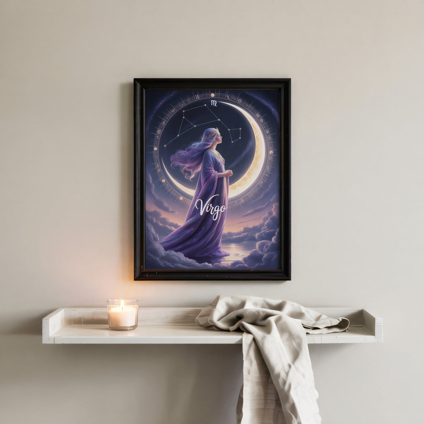 Virgo Lunar Wall Art
