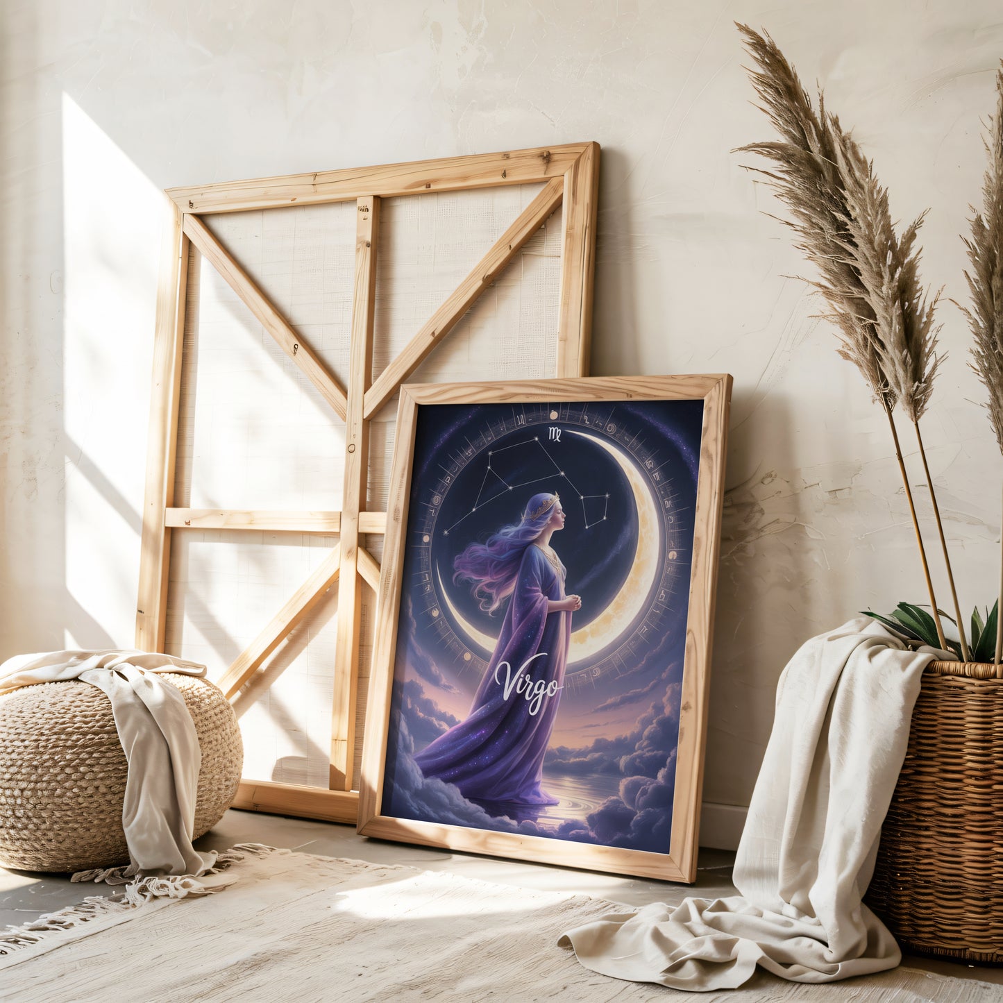 Virgo Lunar Wall Art