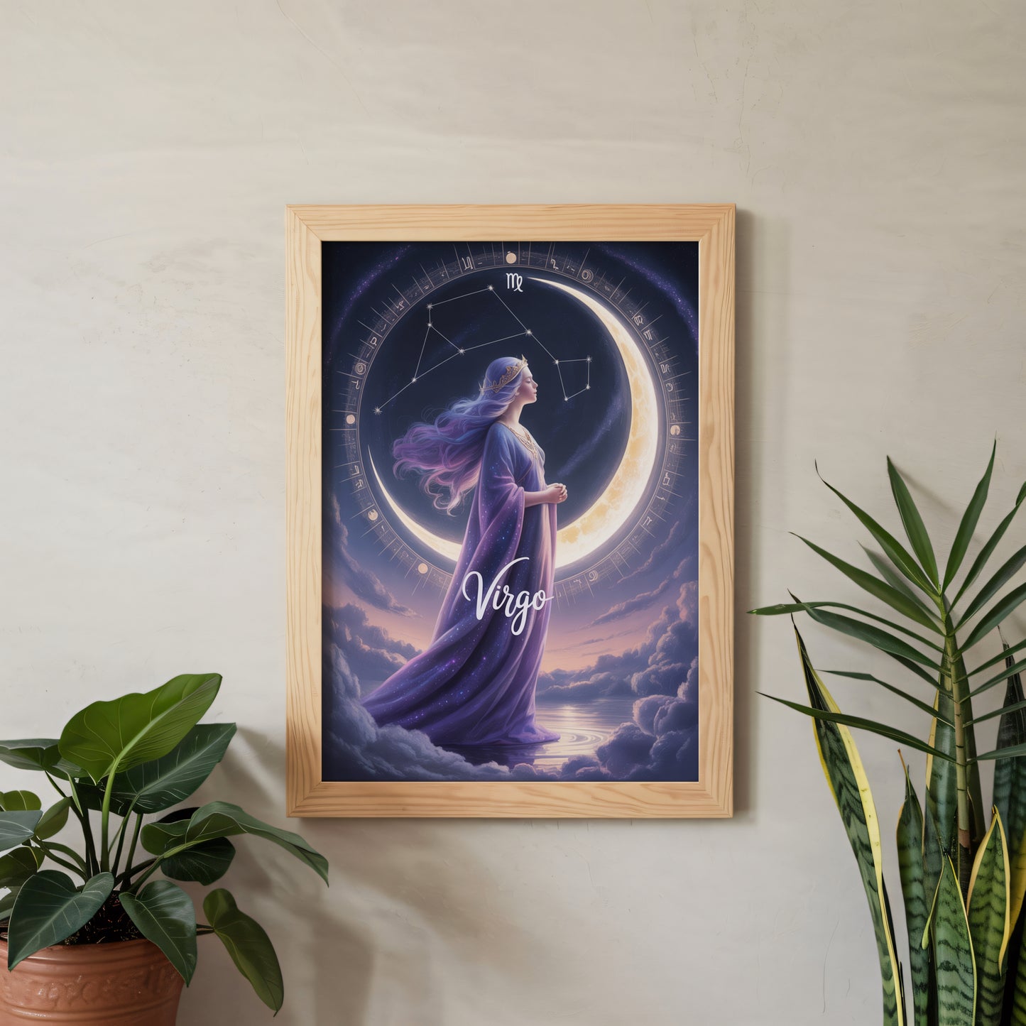 Virgo Lunar Wall Art