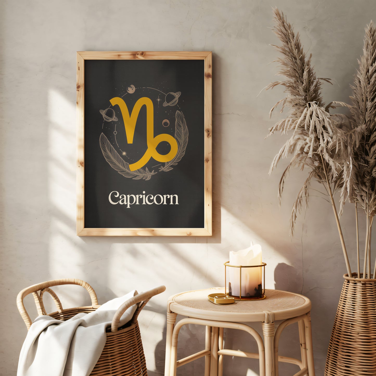 Capricorn Bold Wall Art
