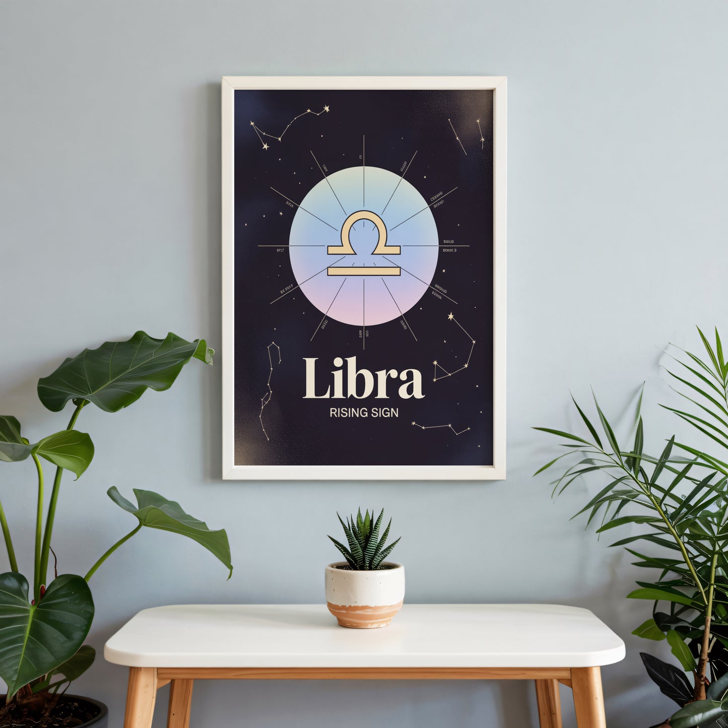 Libra Birth Wall Art