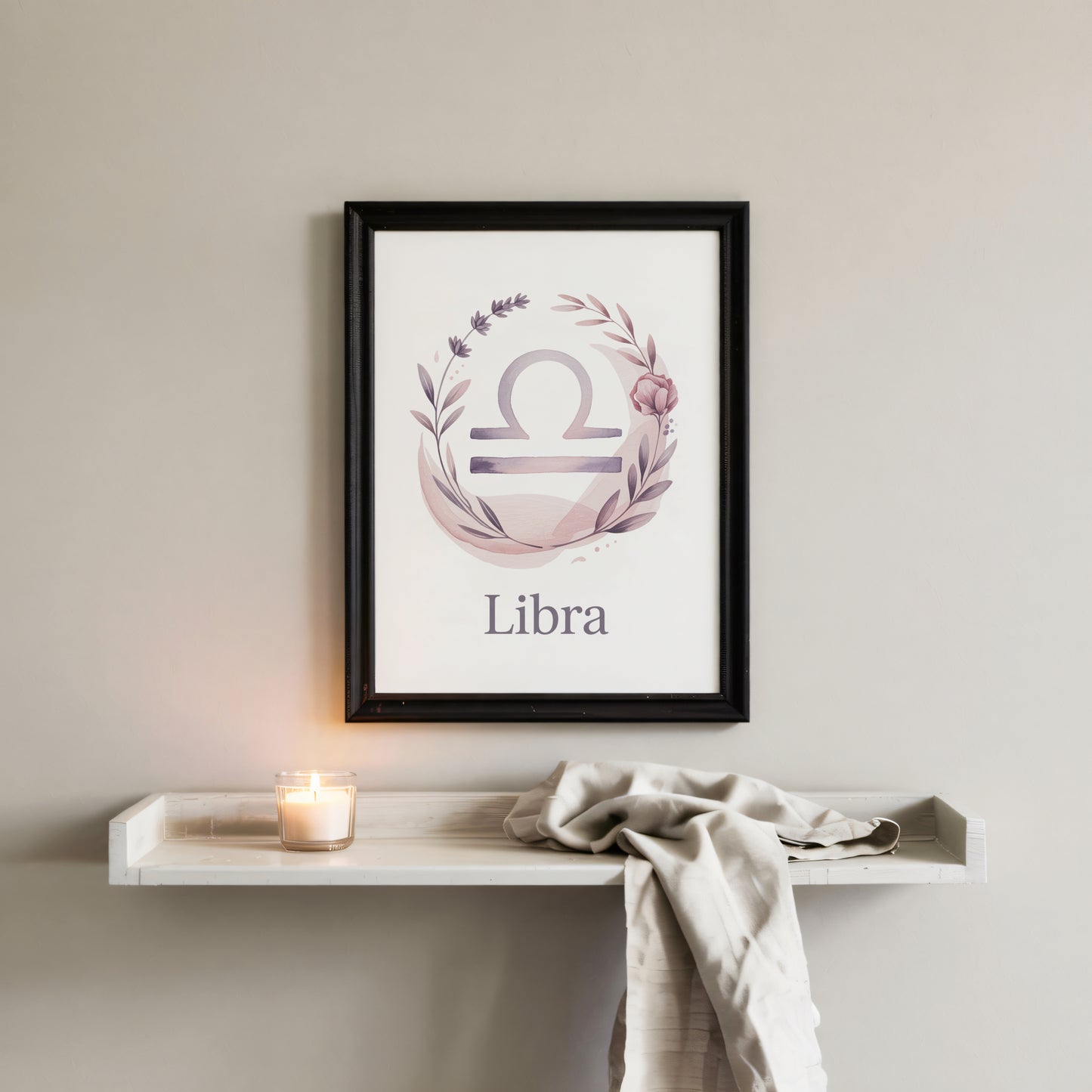 Libra Delicate Wall Art
