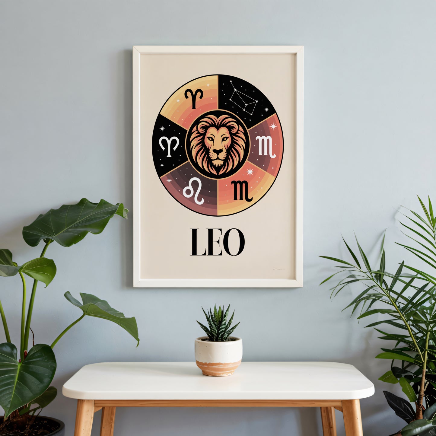 Leo Colour Wall Art