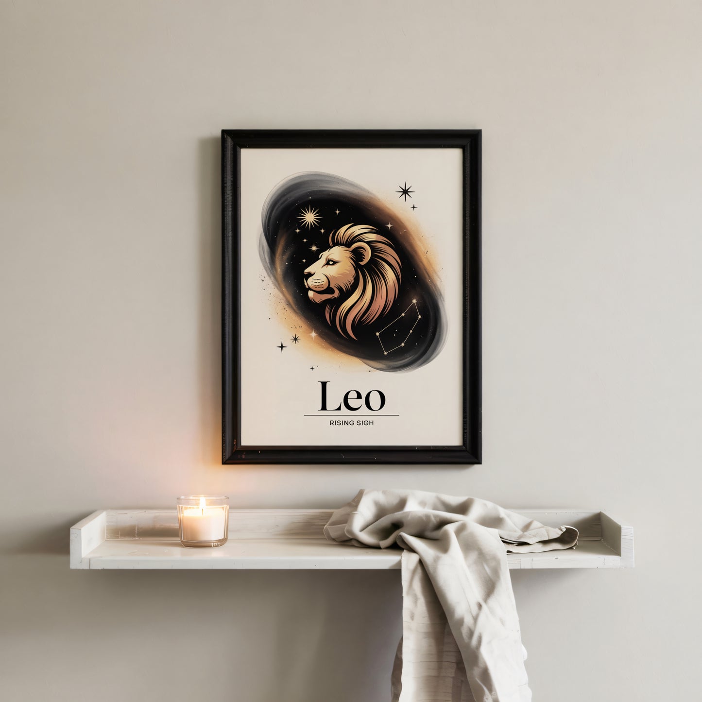 Leo Birth Wall Art