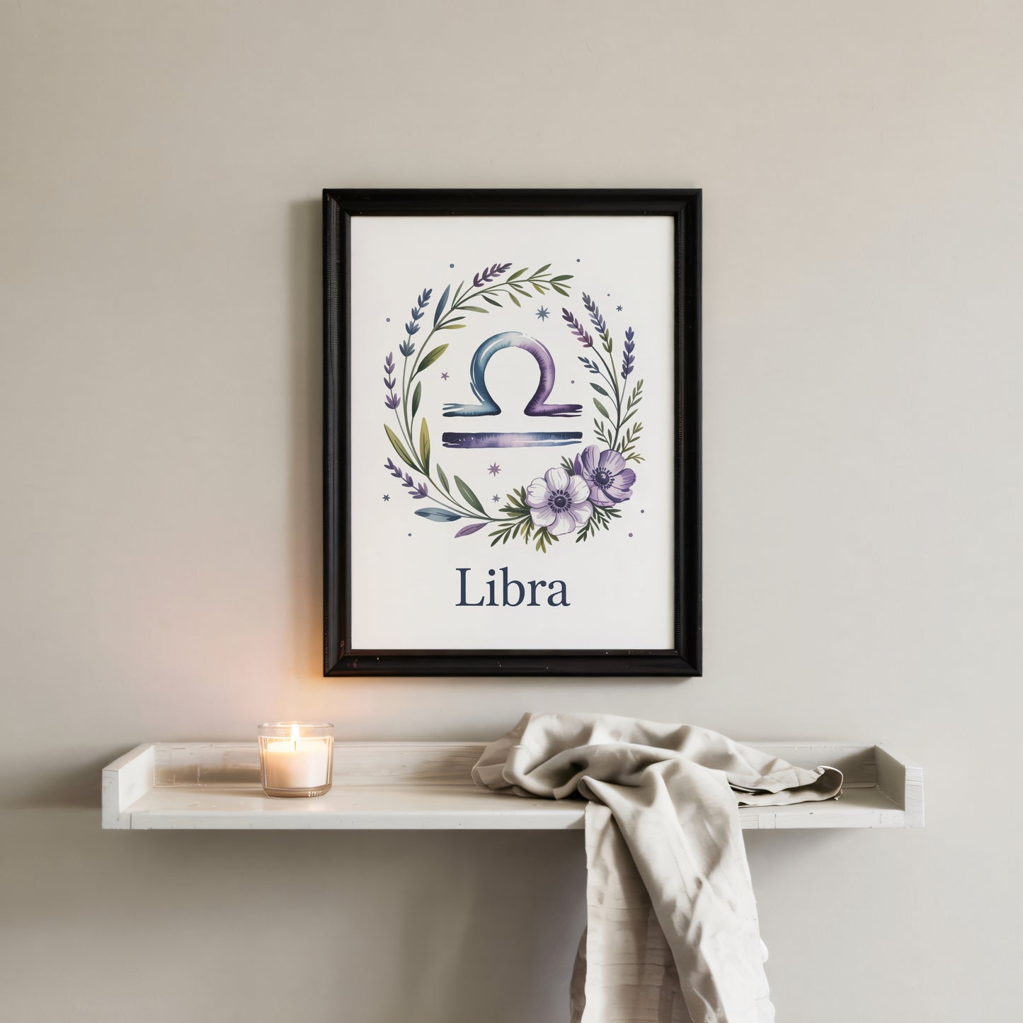 Libra Earth Wall Art