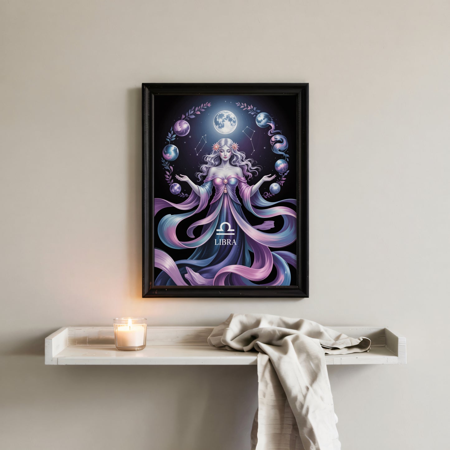 Libra Vivid Wall Art