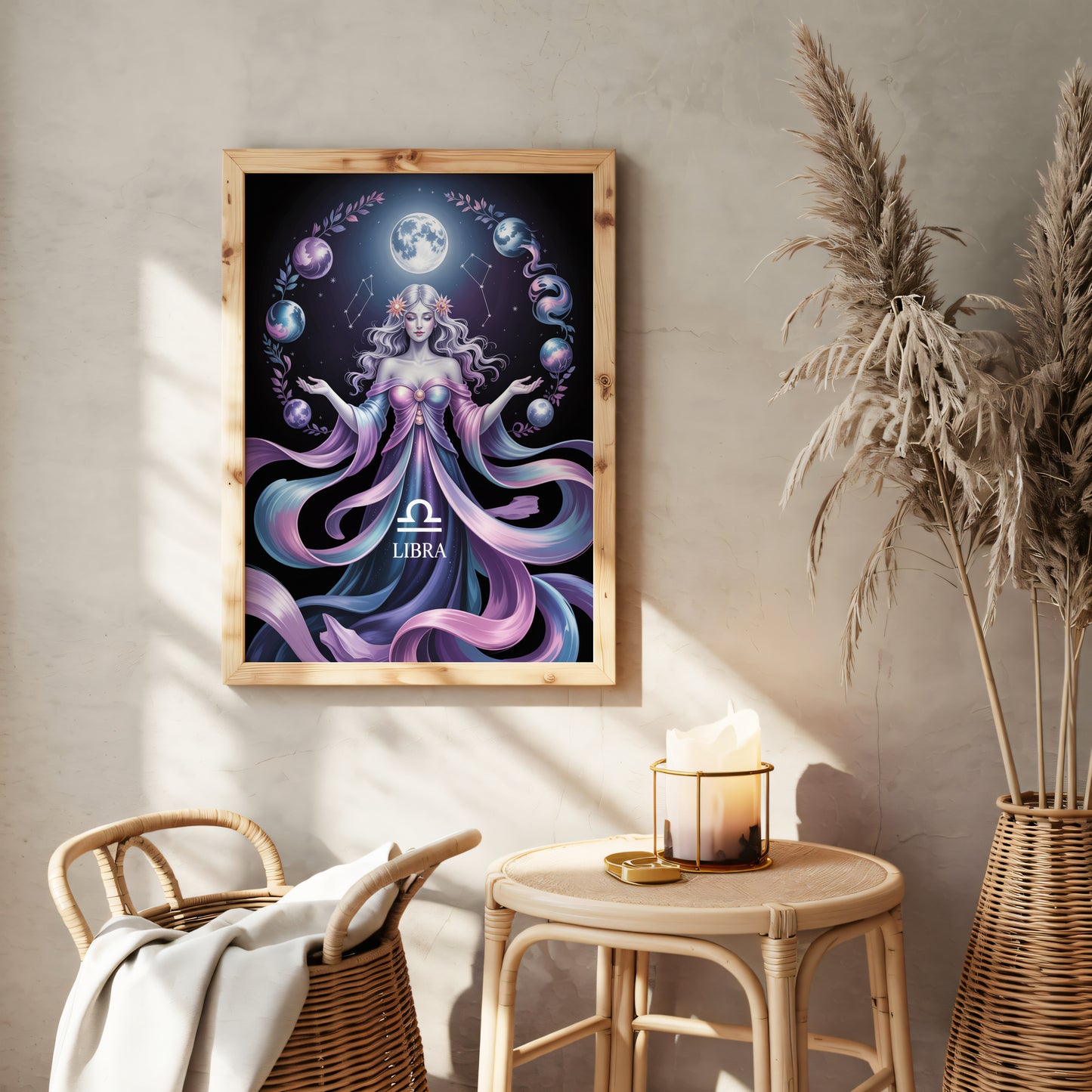 Libra Vivid Wall Art