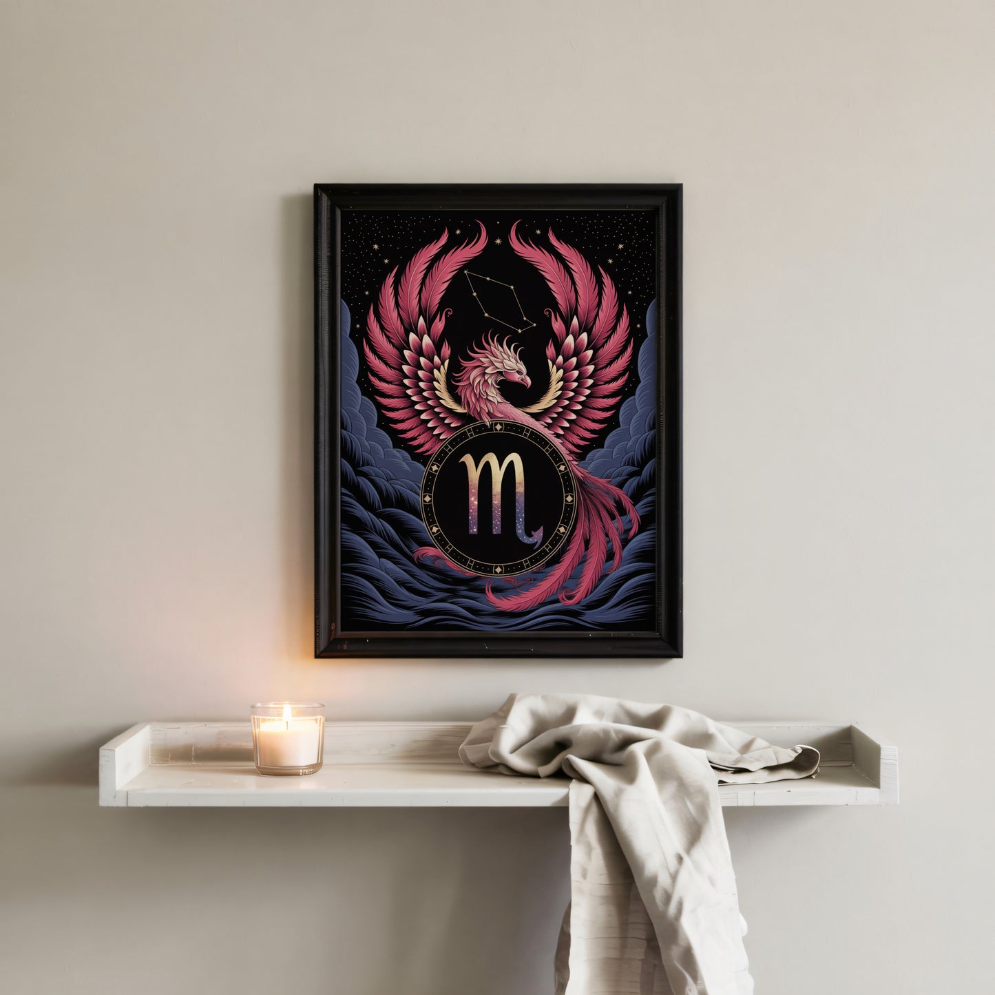 Scorpio Vibrant Wall Art