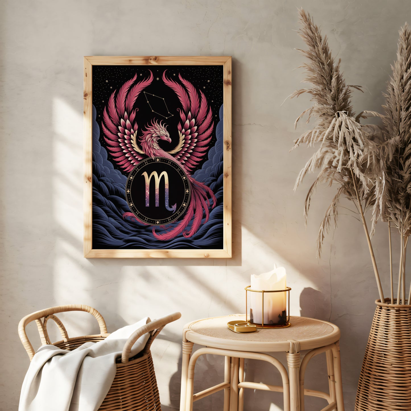 Scorpio Vibrant Wall Art