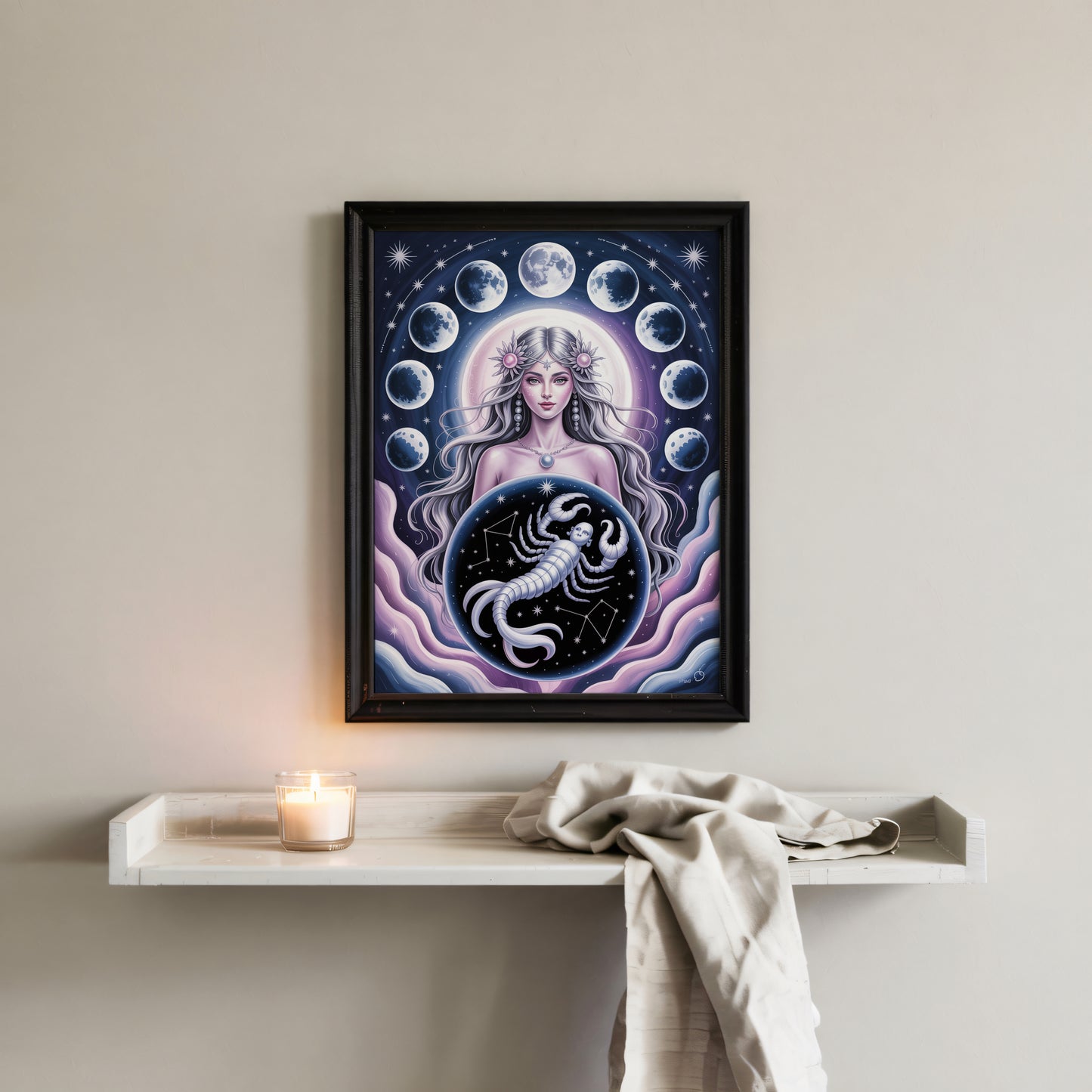 Scorpio Vivid Wall Art