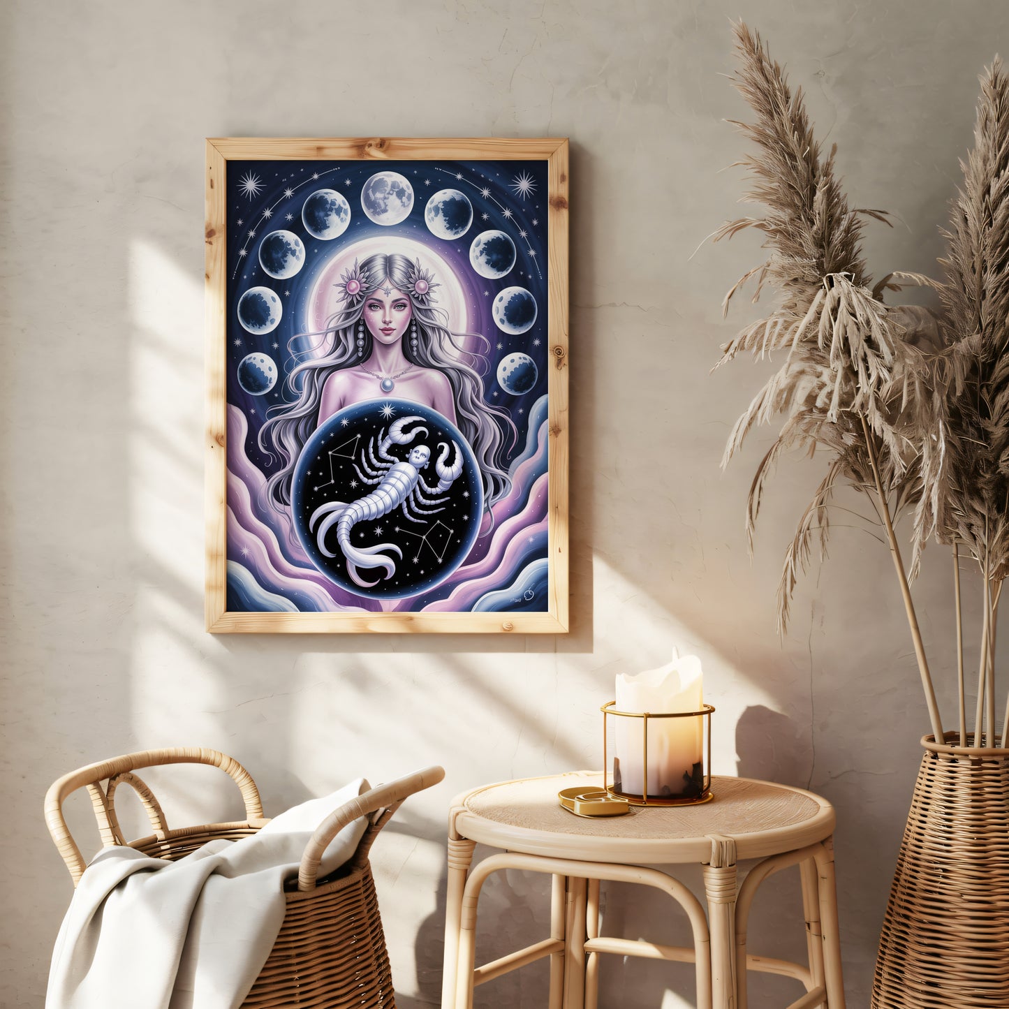 Scorpio Vivid Wall Art