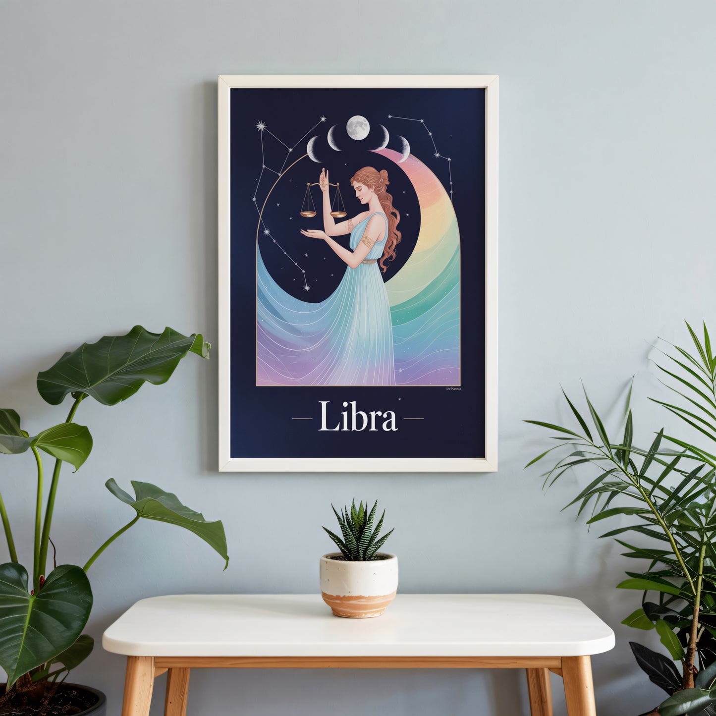 Libra Flat Mystical Wall Art