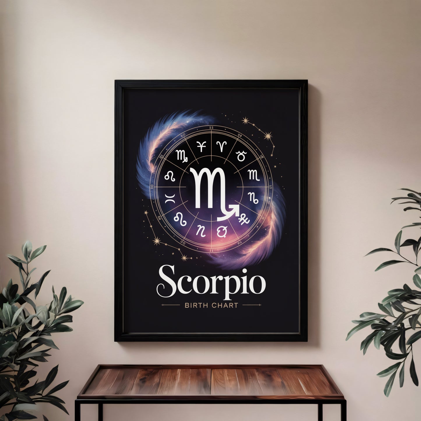 Scorpio Elegant Wall Art