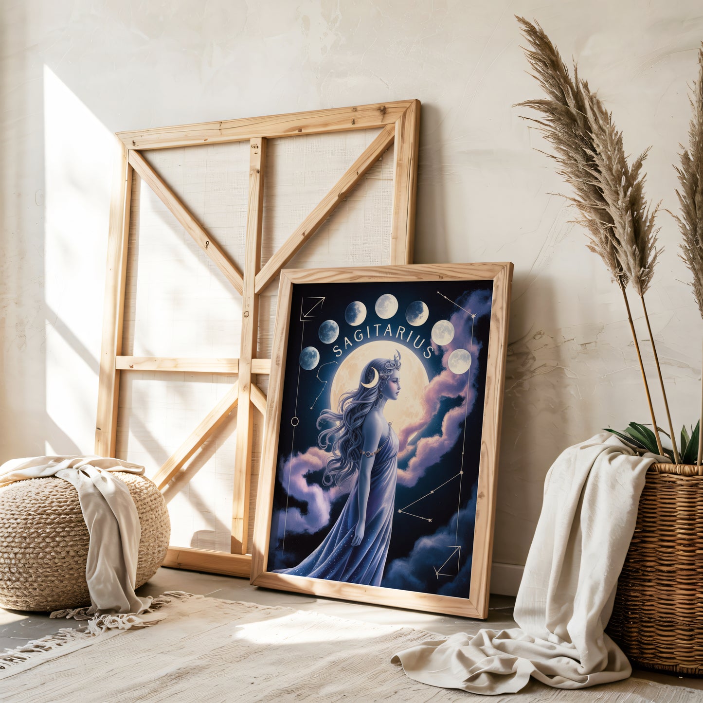 Sagittarius Lunar Wall Art