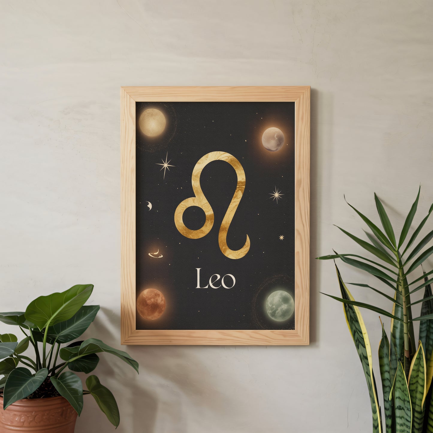 Leo High Contrast Wall Art
