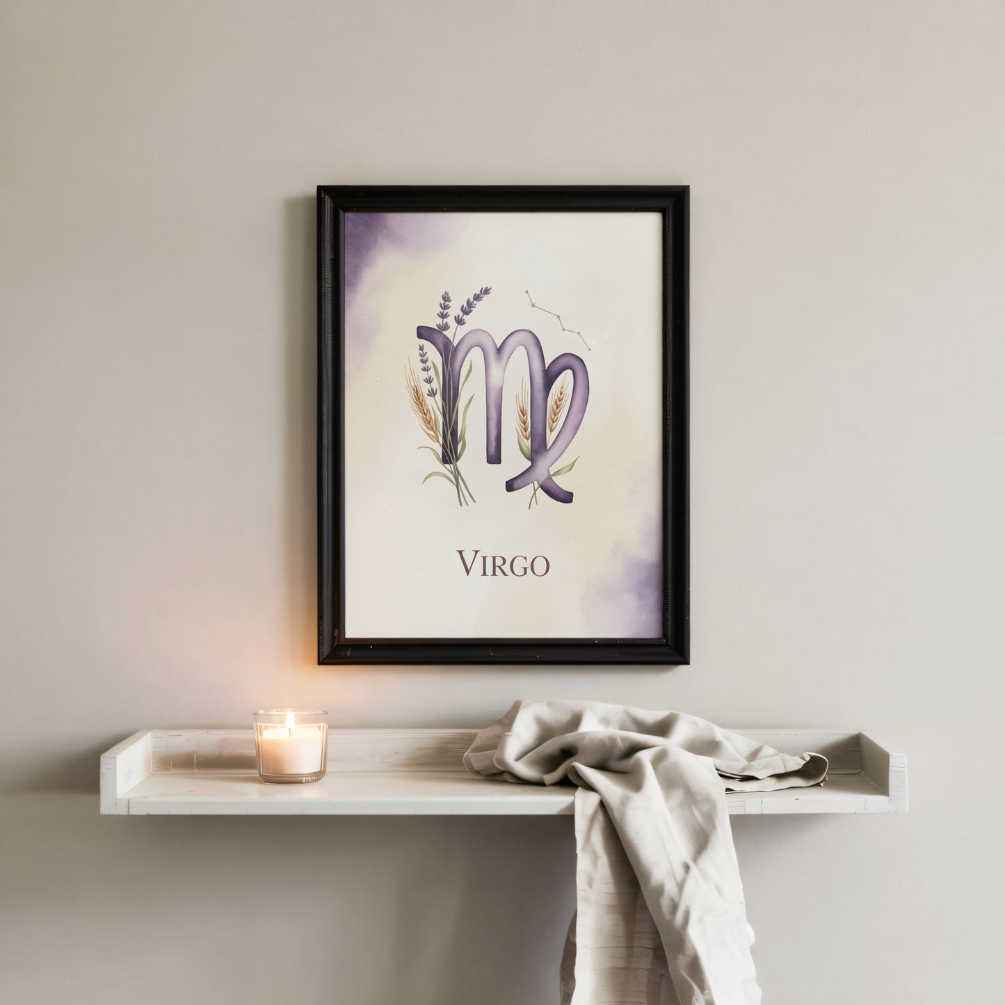 Virgo Delicate Wall Art