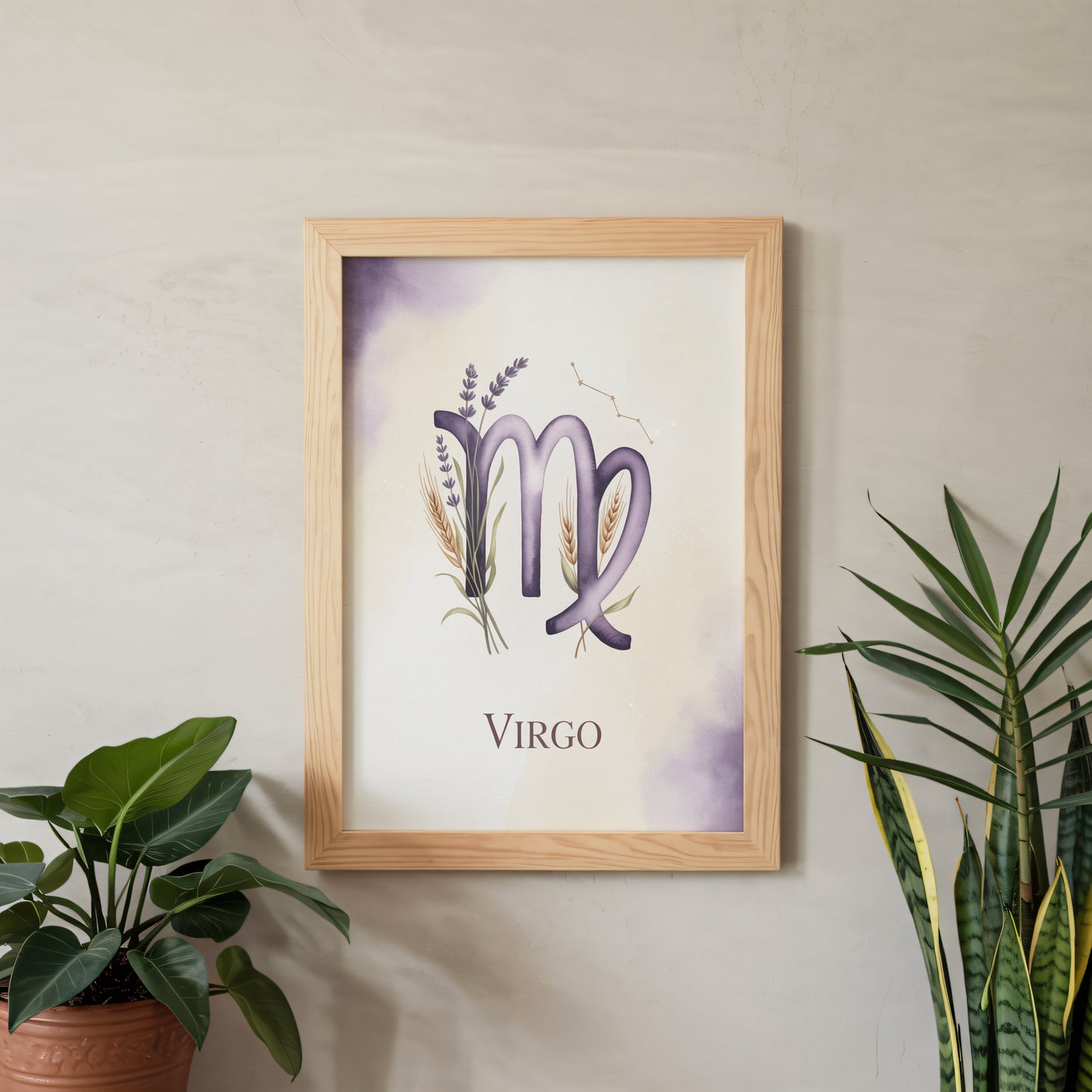 Virgo Delicate Wall Art