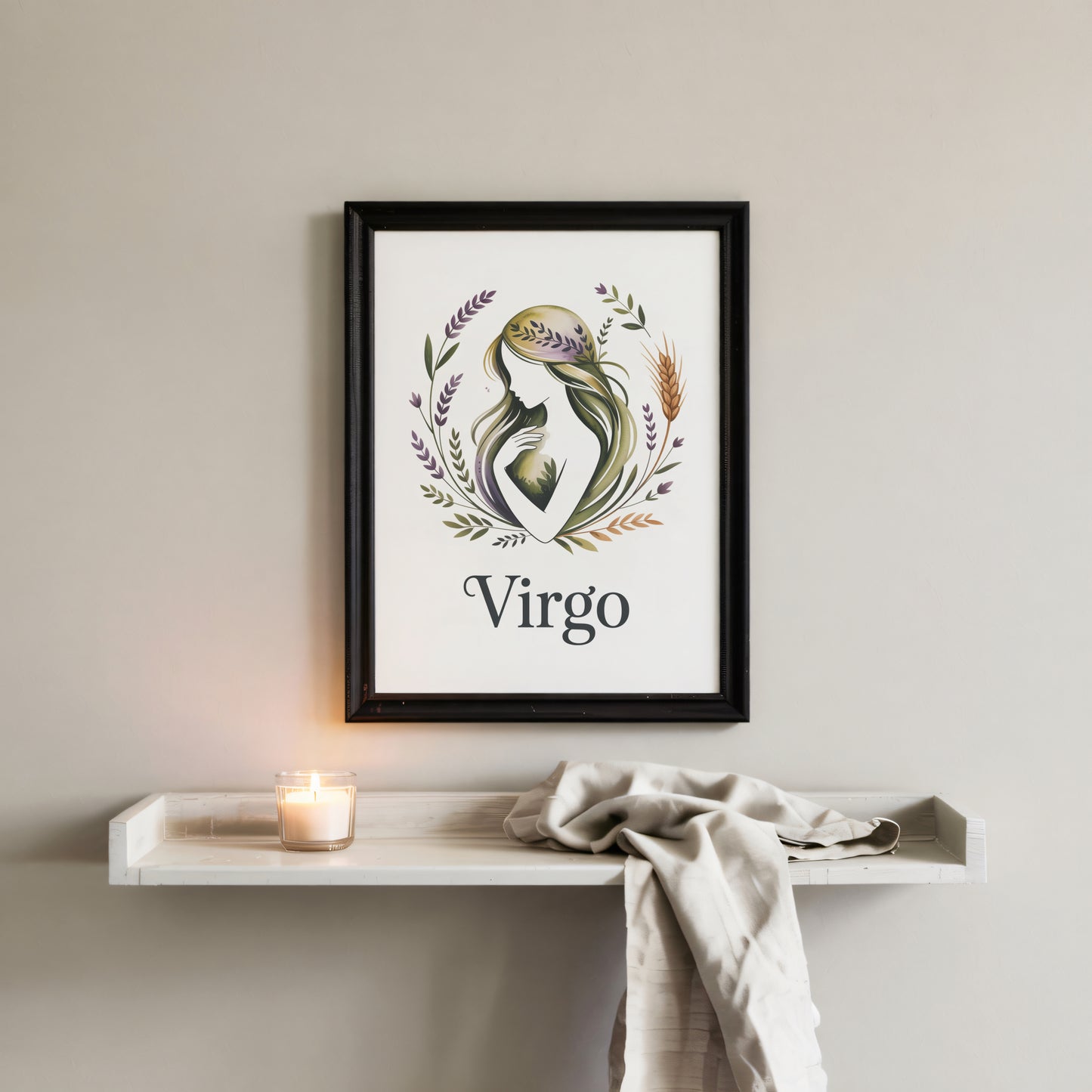 Virgo Earth Wall Art