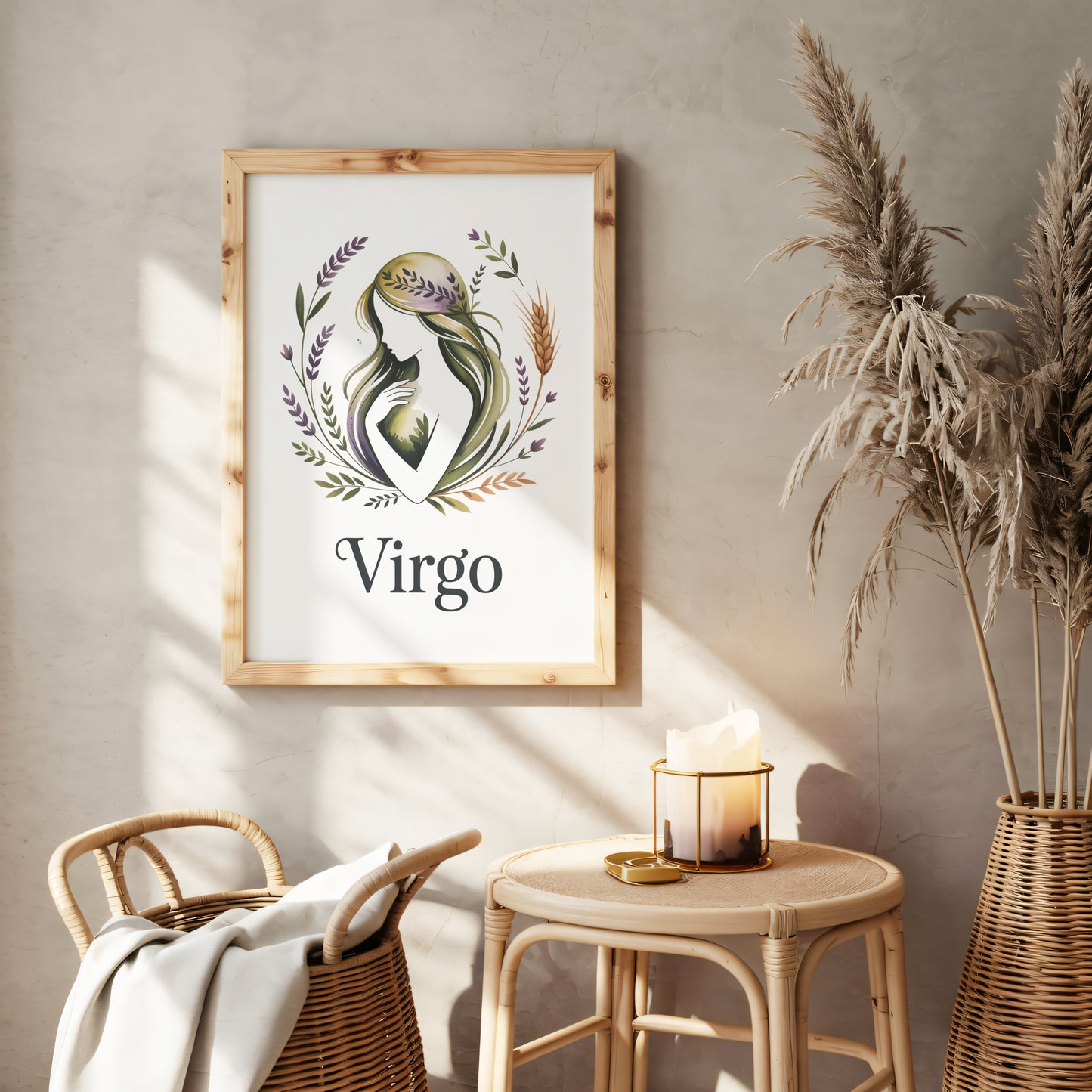 Virgo Earth Wall Art