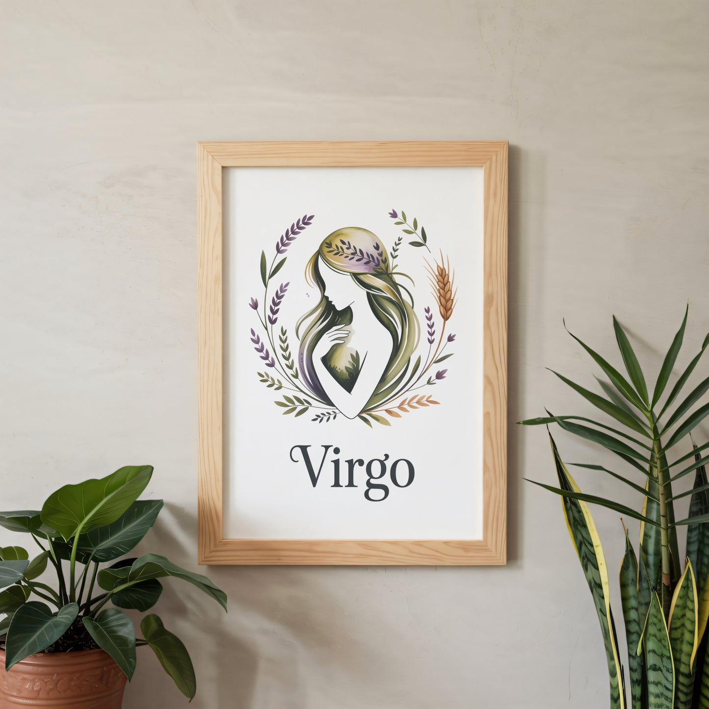 Virgo Earth Wall Art